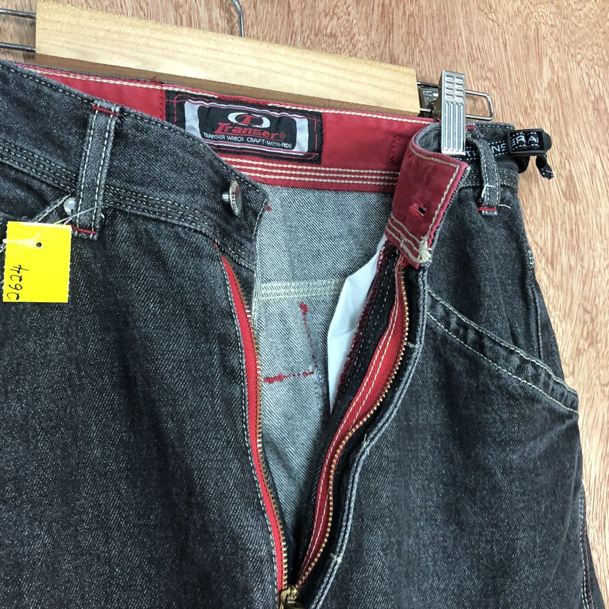Japanese Brand Transer Black Multipocket denim Jeans Pants #2624DL Size US 28 / EU 44 - 11 Thumbnail