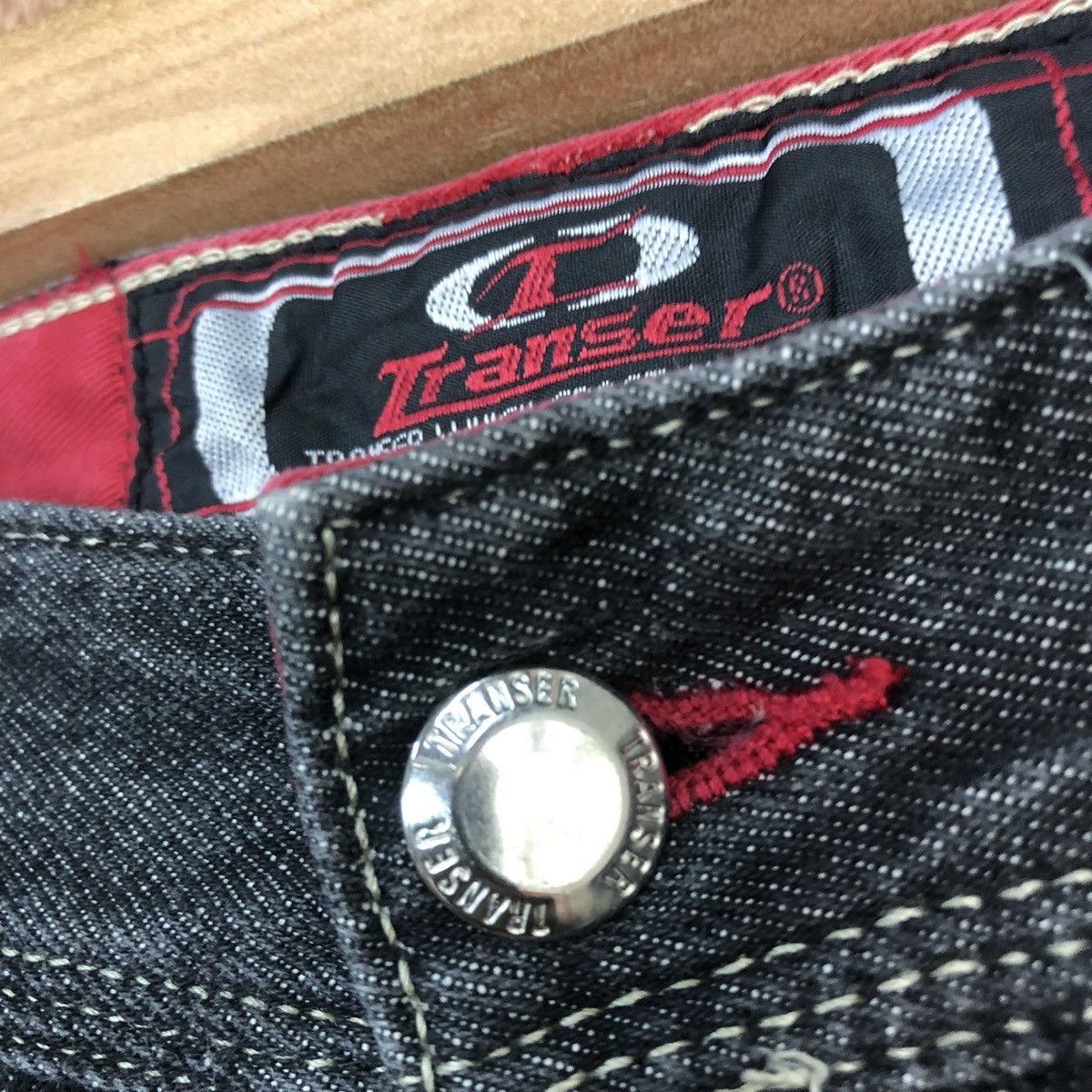 Japanese Brand Transer Black Multipocket denim Jeans Pants #2624DL Size US 28 / EU 44 - 10 Thumbnail