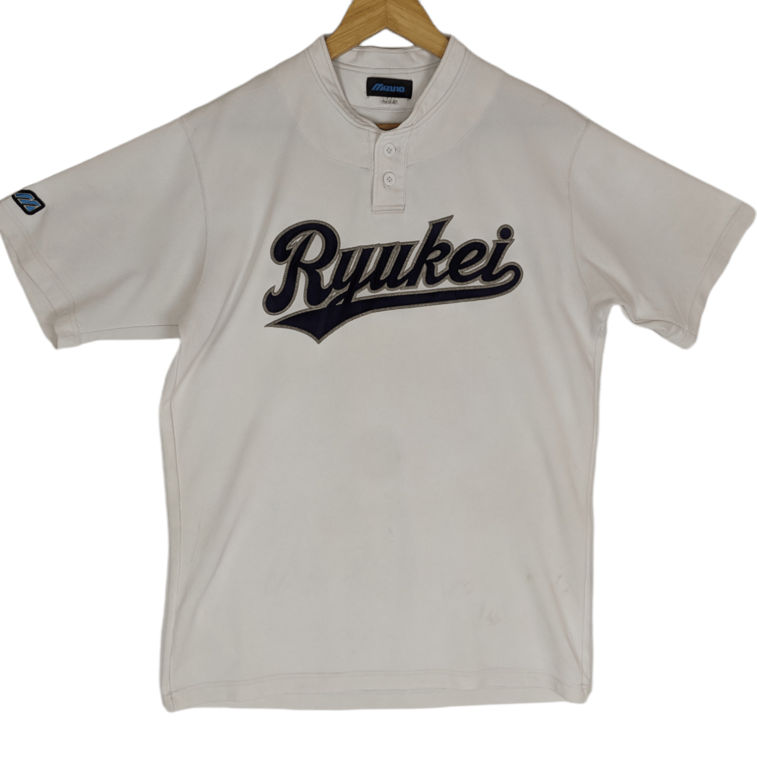 Mizuno Vintage 90's MIZUNO Ryukei University Baseball Jersey Size US L / EU 52-54 / 3 - 2 Thumbnail