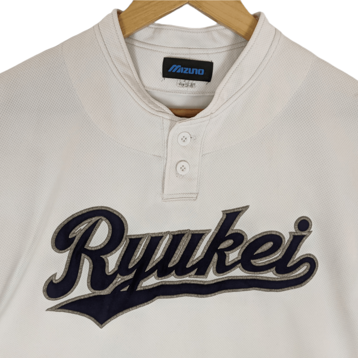 Mizuno Vintage 90's MIZUNO Ryukei University Baseball Jersey Size US L / EU 52-54 / 3 - 4 Thumbnail