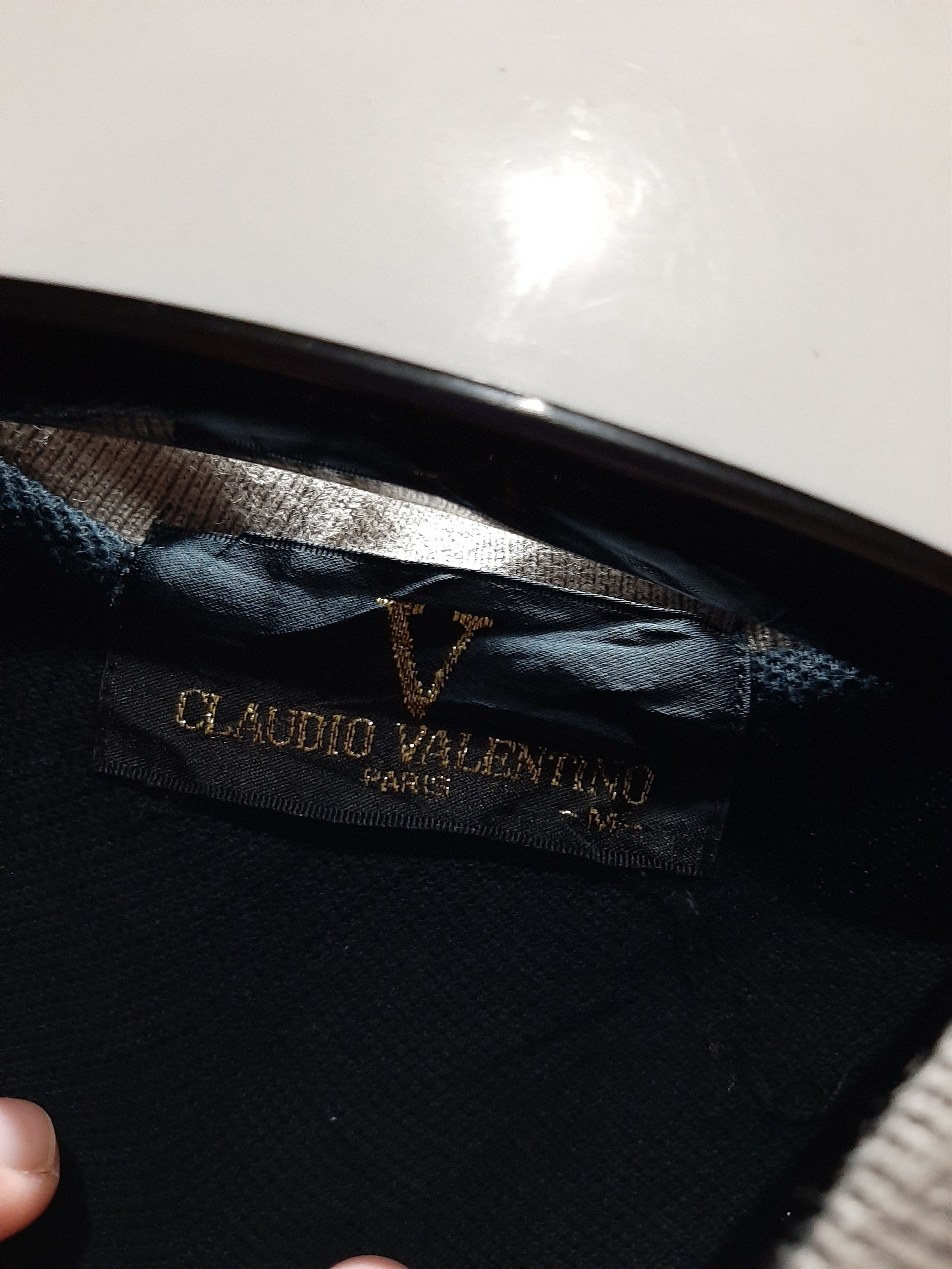 Designer × Valentino × Vintage VINTAGE CLAUDIO VALENTINO PARIS SINGLE POCKET POLO SHIRT Size US S / EU 44-46 / 1 - 4 Thumbnail