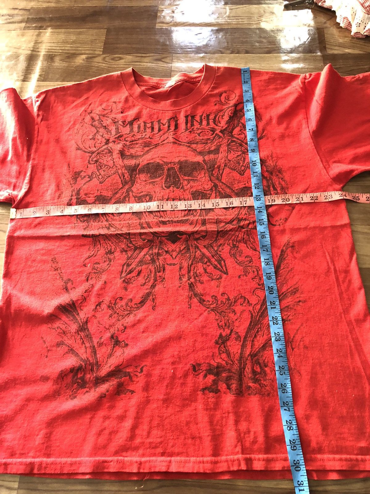Vintage VINTAGE MIAMI INK SKULL ART TEE Size US XL / EU 56 / 4 - 5 Thumbnail