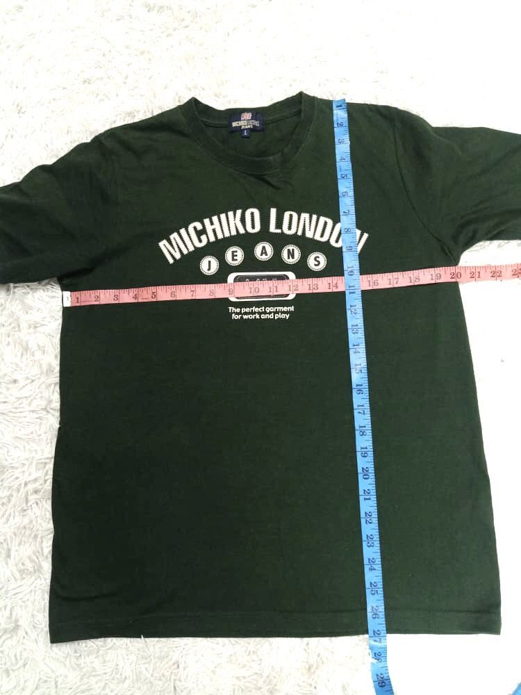 Designer × Michiko Koshino London × Vintage VINTAGE MICHIKO LONDON KOSHINO SPELL OUT TEE Size US M / EU 48-50 / 2 - 7 Thumbnail