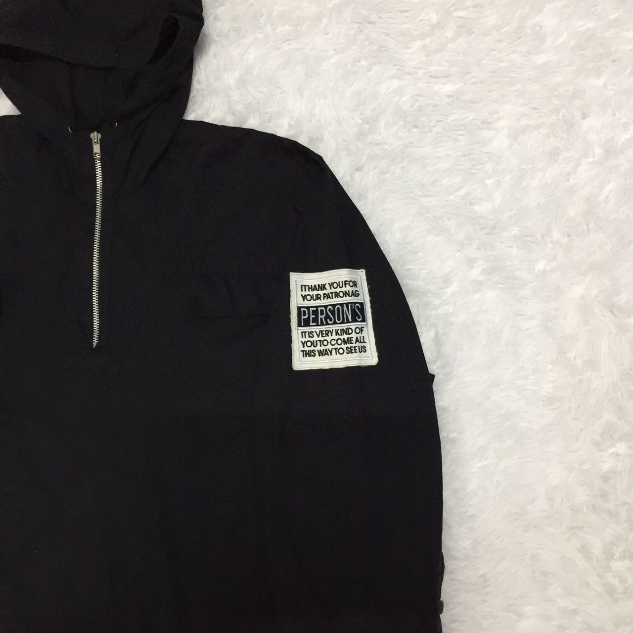 PERSON'S Person’s Person’s Person’s Half Zipper Jacket Hooded Size US M / EU 48-50 / 2 - 3 Thumbnail