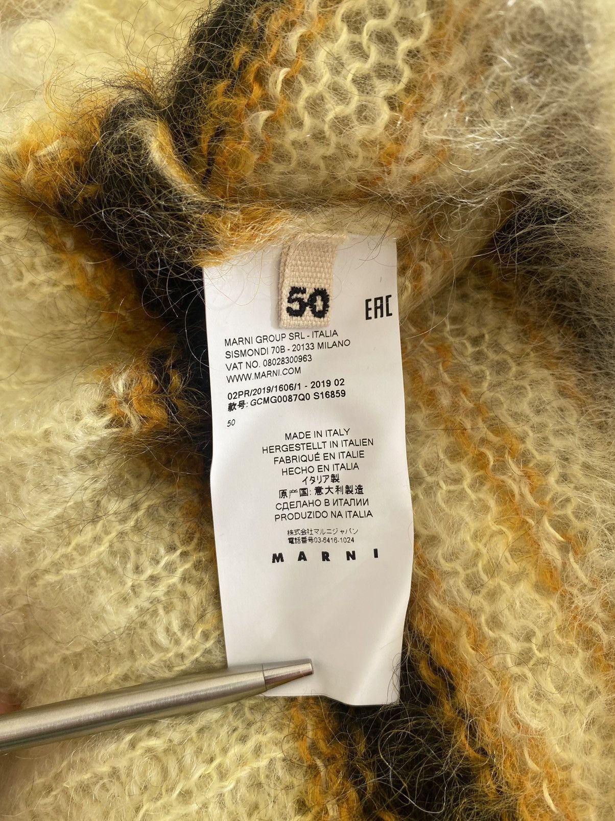 Marni FW19 Marni fuzzy wuzzy mohair bee 🐝 jumper grail rare 😍😍😍 Size US L / EU 52-54 / 3 - 23 Thumbnail