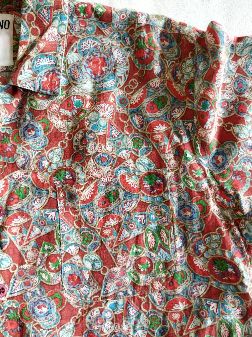 Moschino Vintage Moschino Uomo Hawaiian Shirt Size US M / EU 48-50 / 2 - 5 Thumbnail
