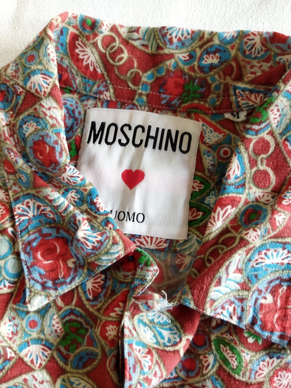 Moschino Vintage Moschino Uomo Hawaiian Shirt Size US M / EU 48-50 / 2 - 4 Thumbnail