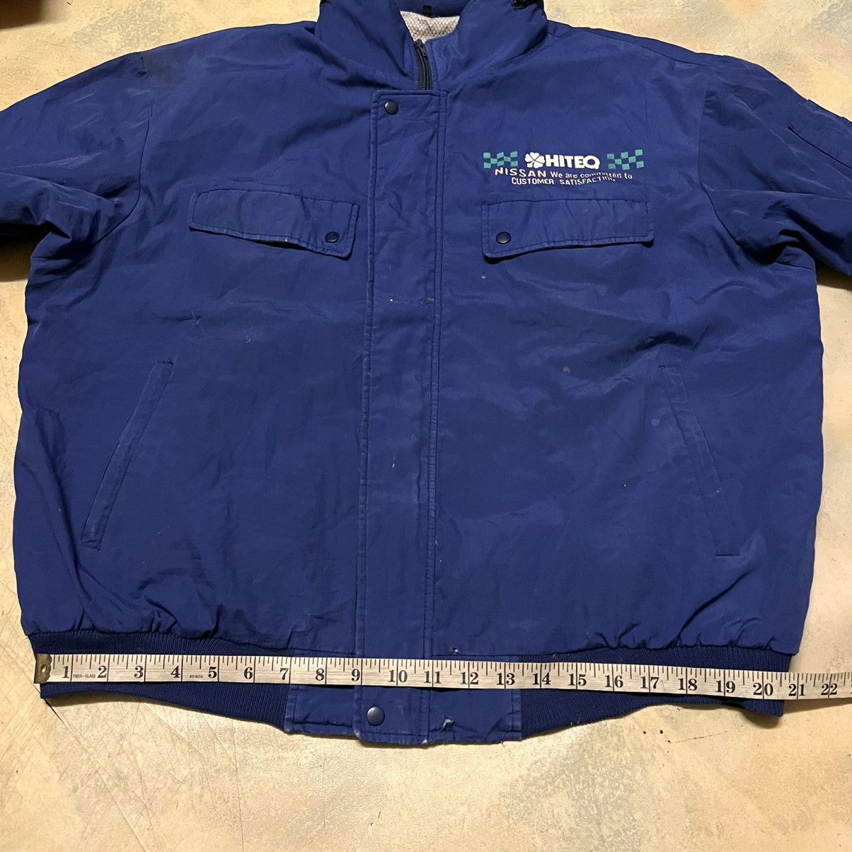 Gear for Sports Vintage Nissan Racing Jacket Distressed Size US XL / EU 56 / 4 - 18 Thumbnail