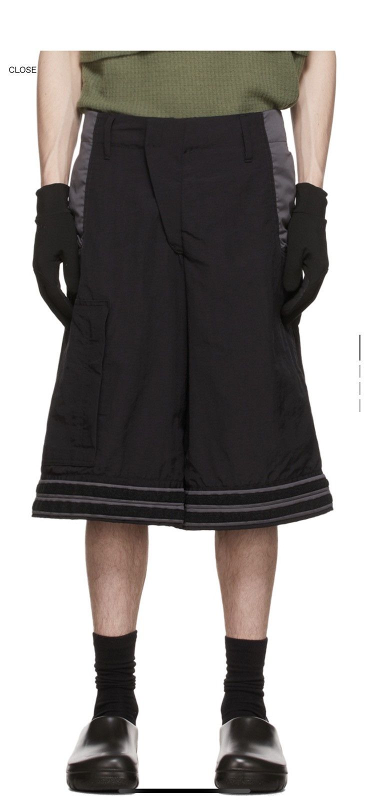 Bryan Jimenez × Kiko Kostadinov Bryan Jimenèz SSENSE Exclusive Shorts Size US 38 / EU 54 - 3 Thumbnail