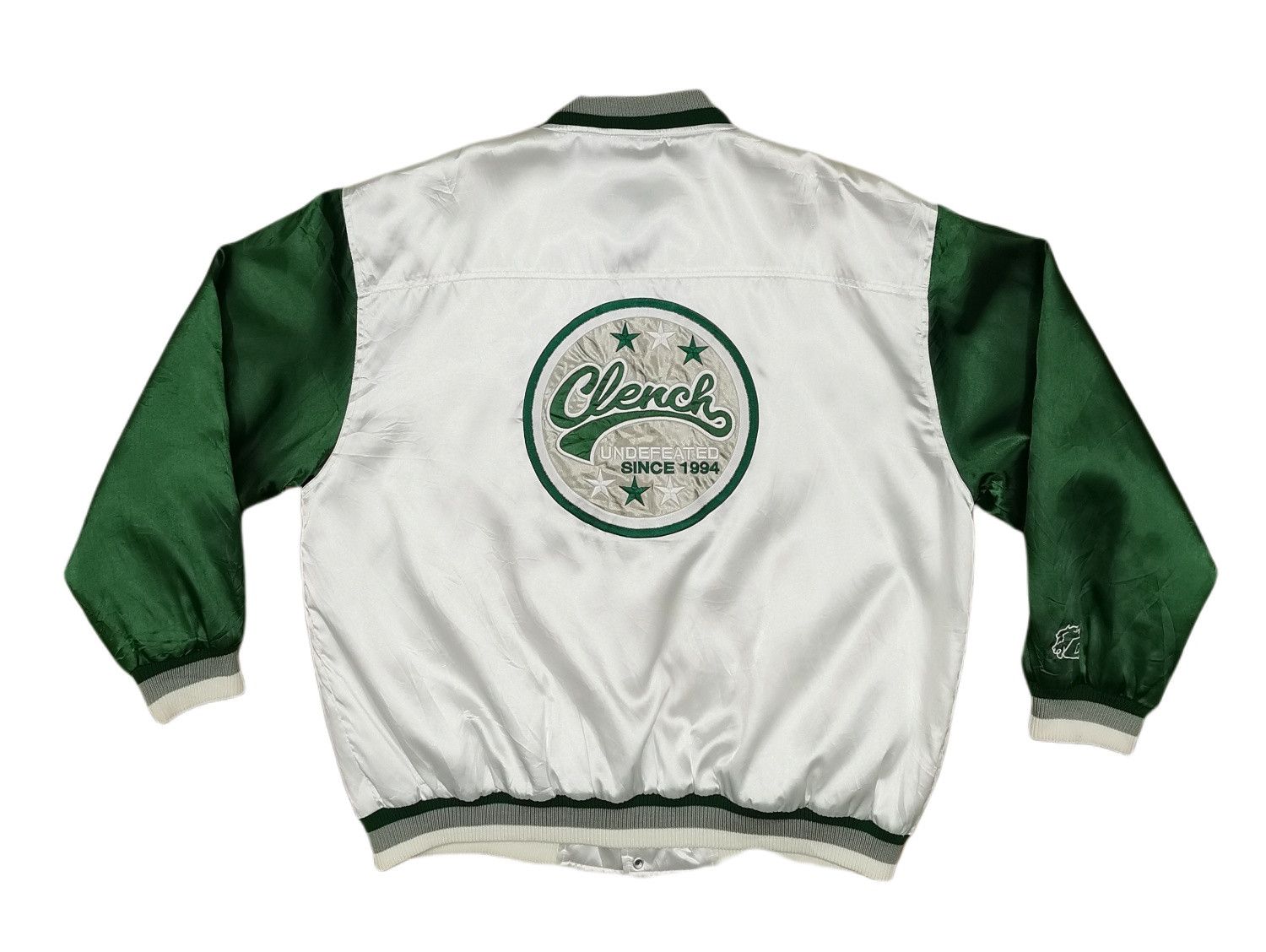 Japanese Brand Vintage Clerck Satin Jacket Size US XXL / EU 58 / 5 - 2 Thumbnail