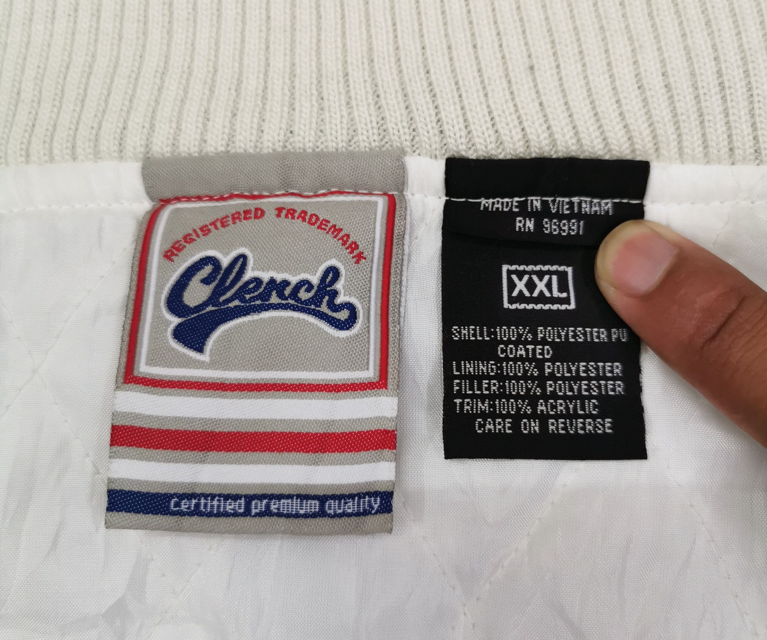 Japanese Brand Vintage Clerck Satin Jacket Size US XXL / EU 58 / 5 - 13 Thumbnail