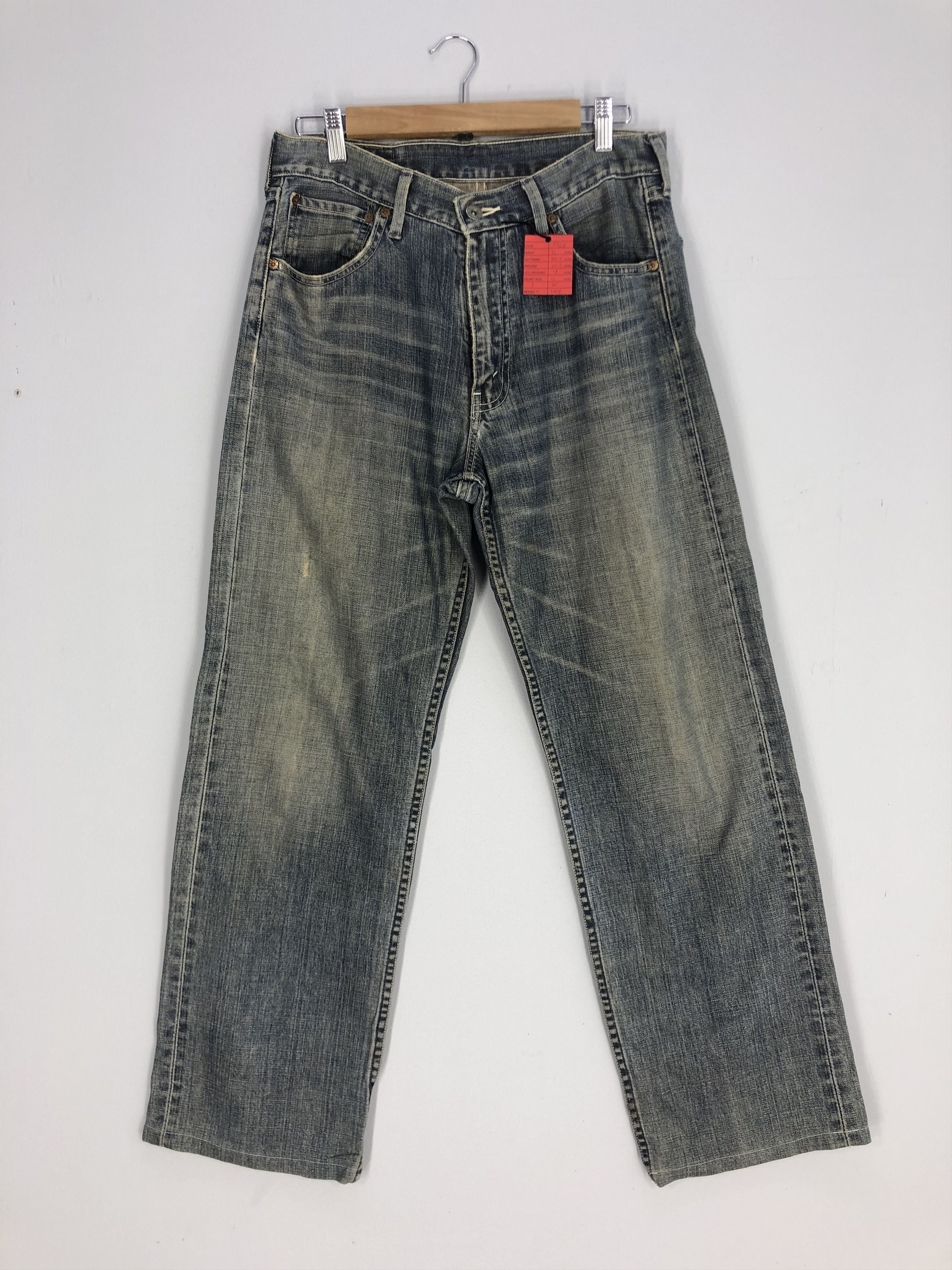 Distressed LEVI'S 503 Light Stone Wash Jean Ripped Jean