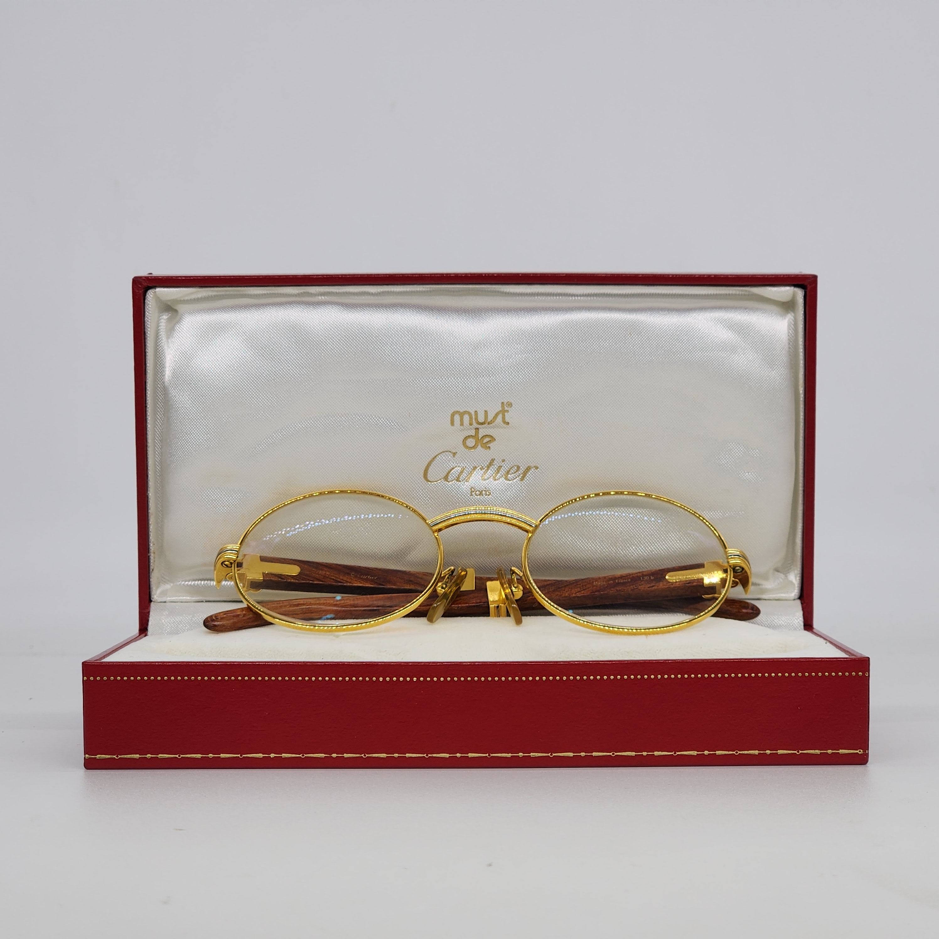 Cartier - 51-20 Giverny Bubinga Wood Glasses