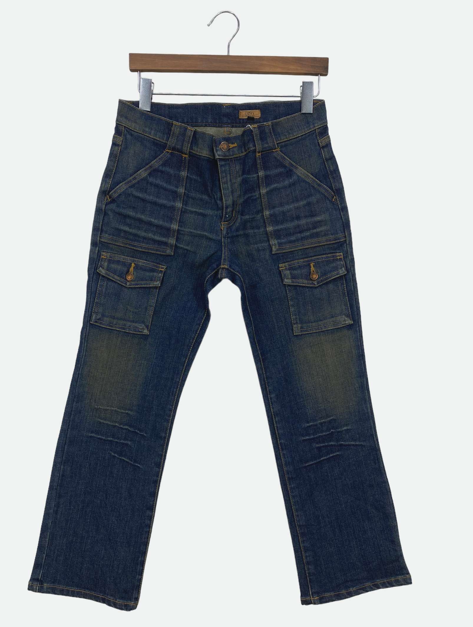 Japanese Brand Otto Cargo Jeans Bootcut Jeans Size US 30 / EU 46 - 1 Thumbnail