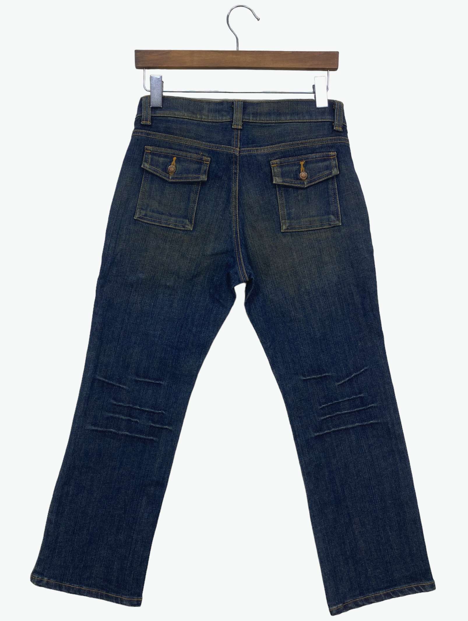 Japanese Brand Otto Cargo Jeans Bootcut Jeans Size US 30 / EU 46 - 2 Thumbnail