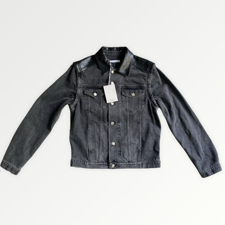 Givenchy NWT Black Wash Denim / Leather Eye lace Logo Size US M / EU 48-50 / 2 - 2 Thumbnail