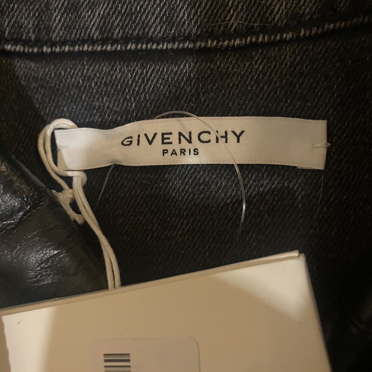 Givenchy NWT Black Wash Denim / Leather Eye lace Logo Size US M / EU 48-50 / 2 - 5 Thumbnail