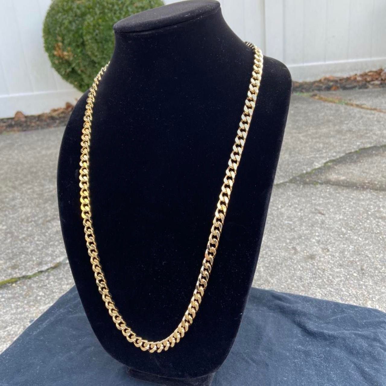 Other Gold Chain 14k Gold Cuban Link 30in 8mm Size ONE SIZE - 3 Thumbnail