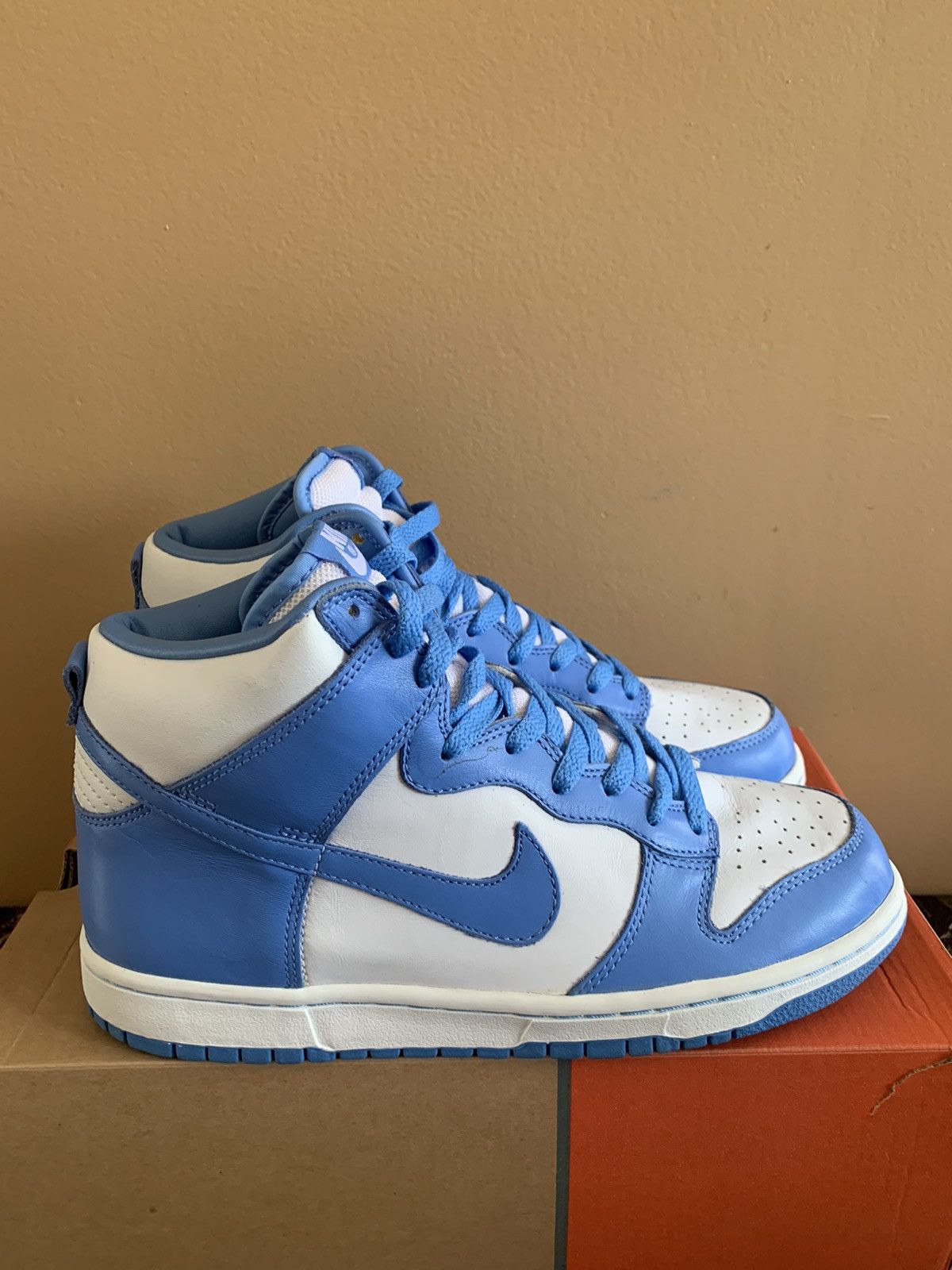 Nike Vintage Nike Dunk High 2004 UNC Blue Size US 8 / EU 41 - 2 Thumbnail