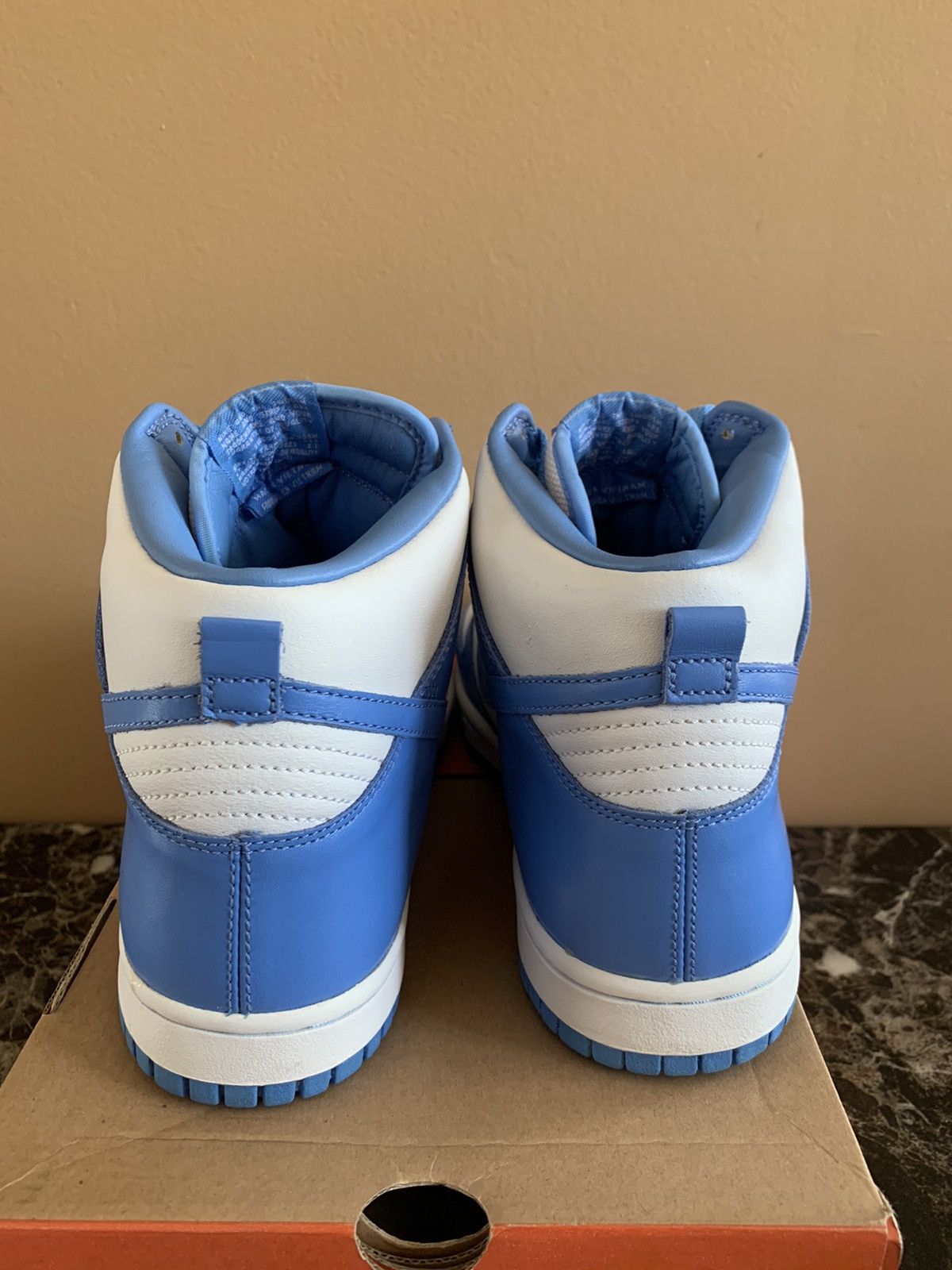 Nike Vintage Nike Dunk High 2004 UNC Blue Size US 8 / EU 41 - 5 Thumbnail