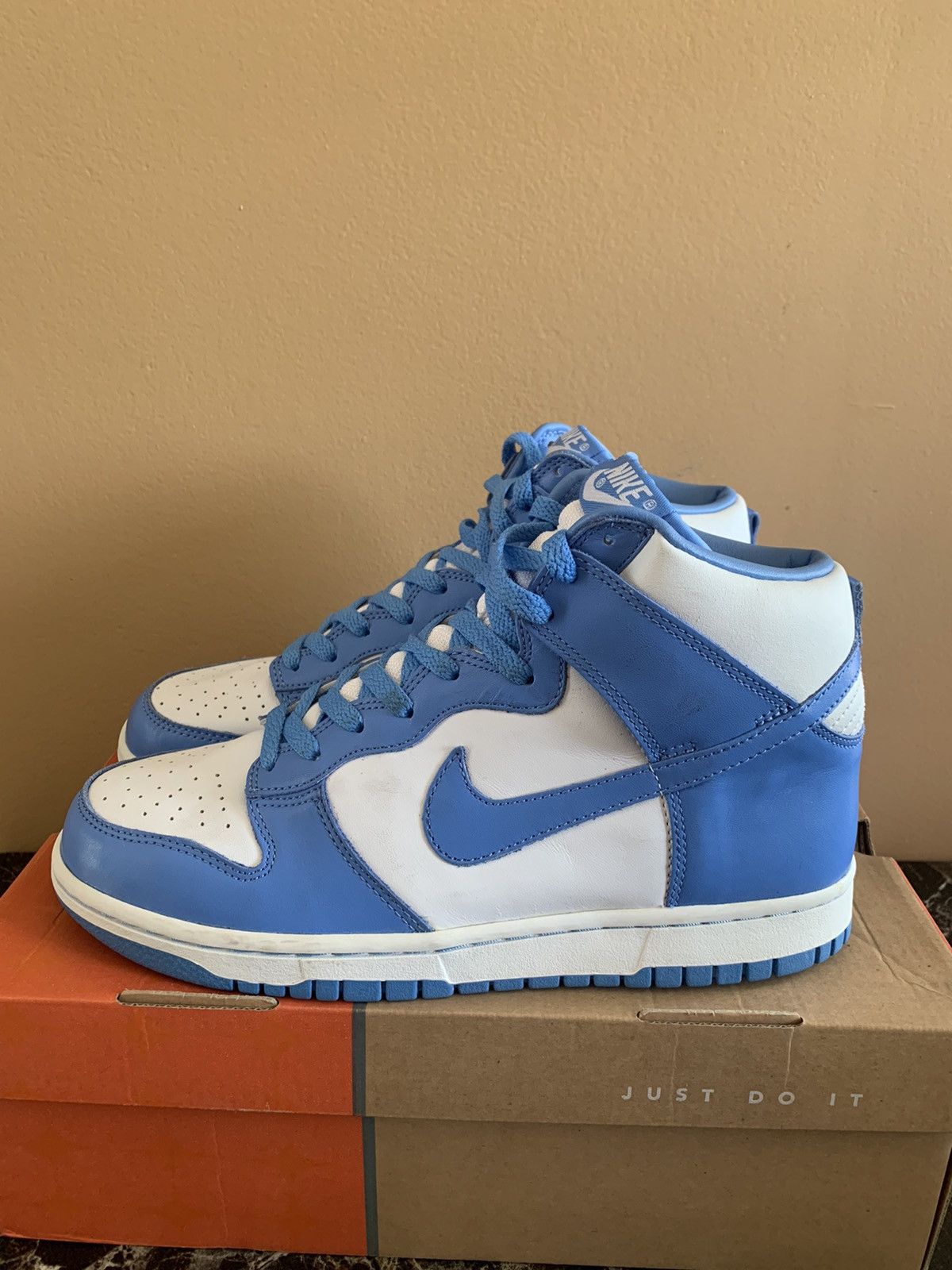 Nike Vintage Nike Dunk High 2004 UNC Blue Size US 8 / EU 41 - 3 Thumbnail