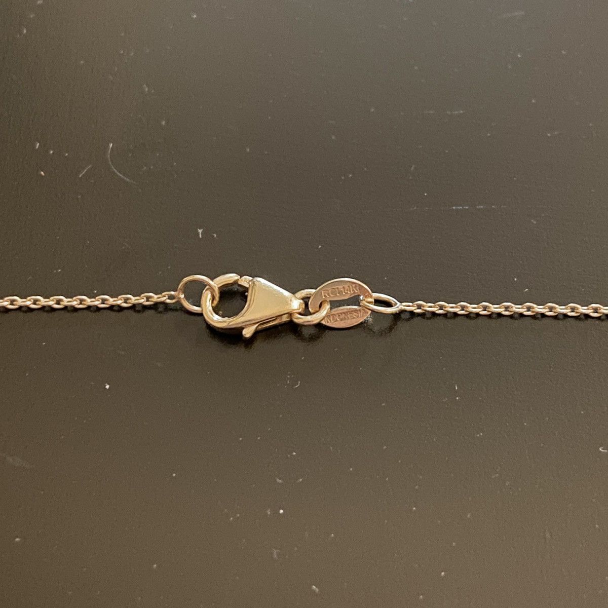 Gold Chain Solid Real 14k Gold Cable Chain 18in 1mm
