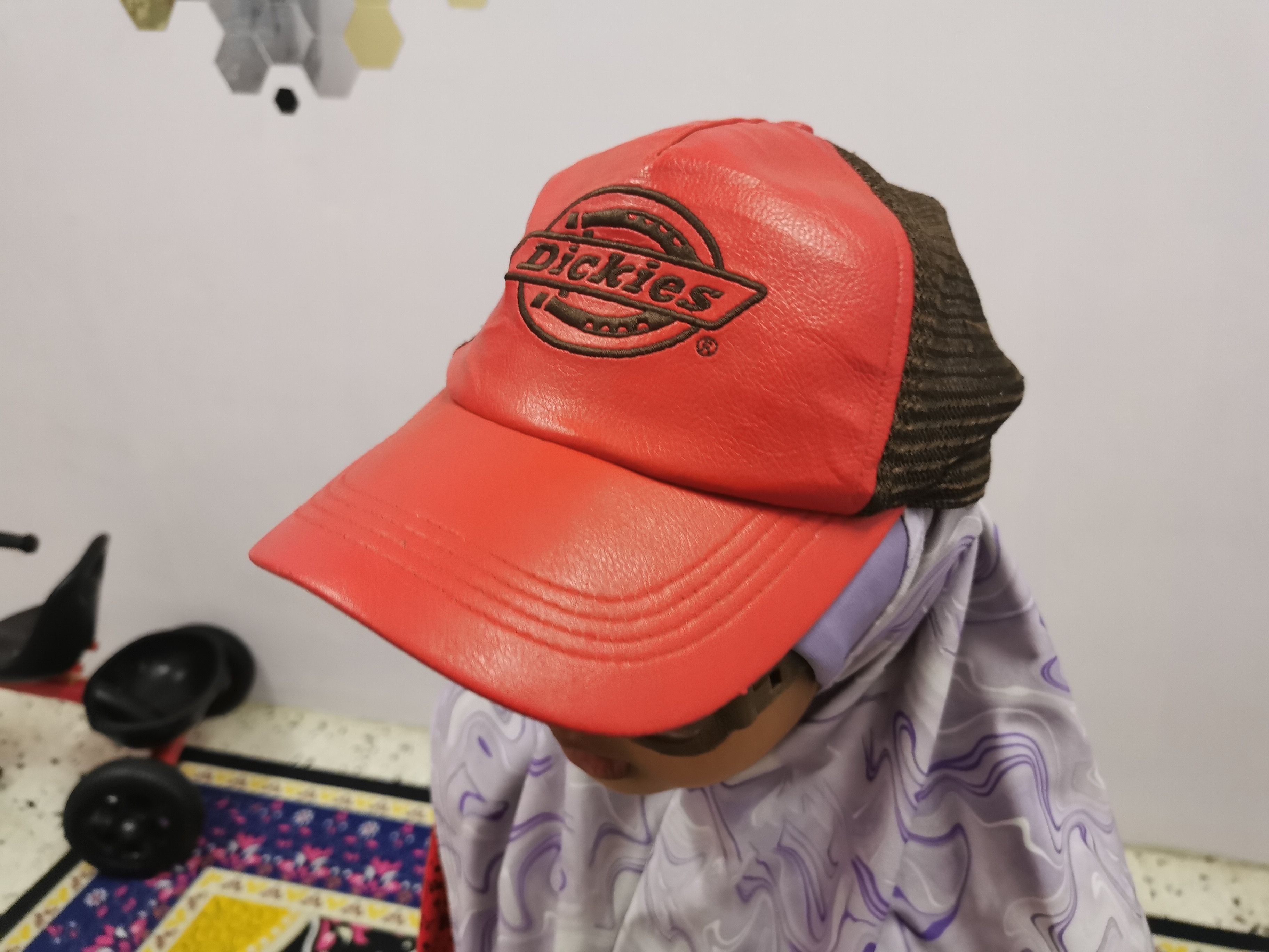 Dickies Vintage 90' Half Leather Dickies Hat Size ONE SIZE - 1 Thumbnail