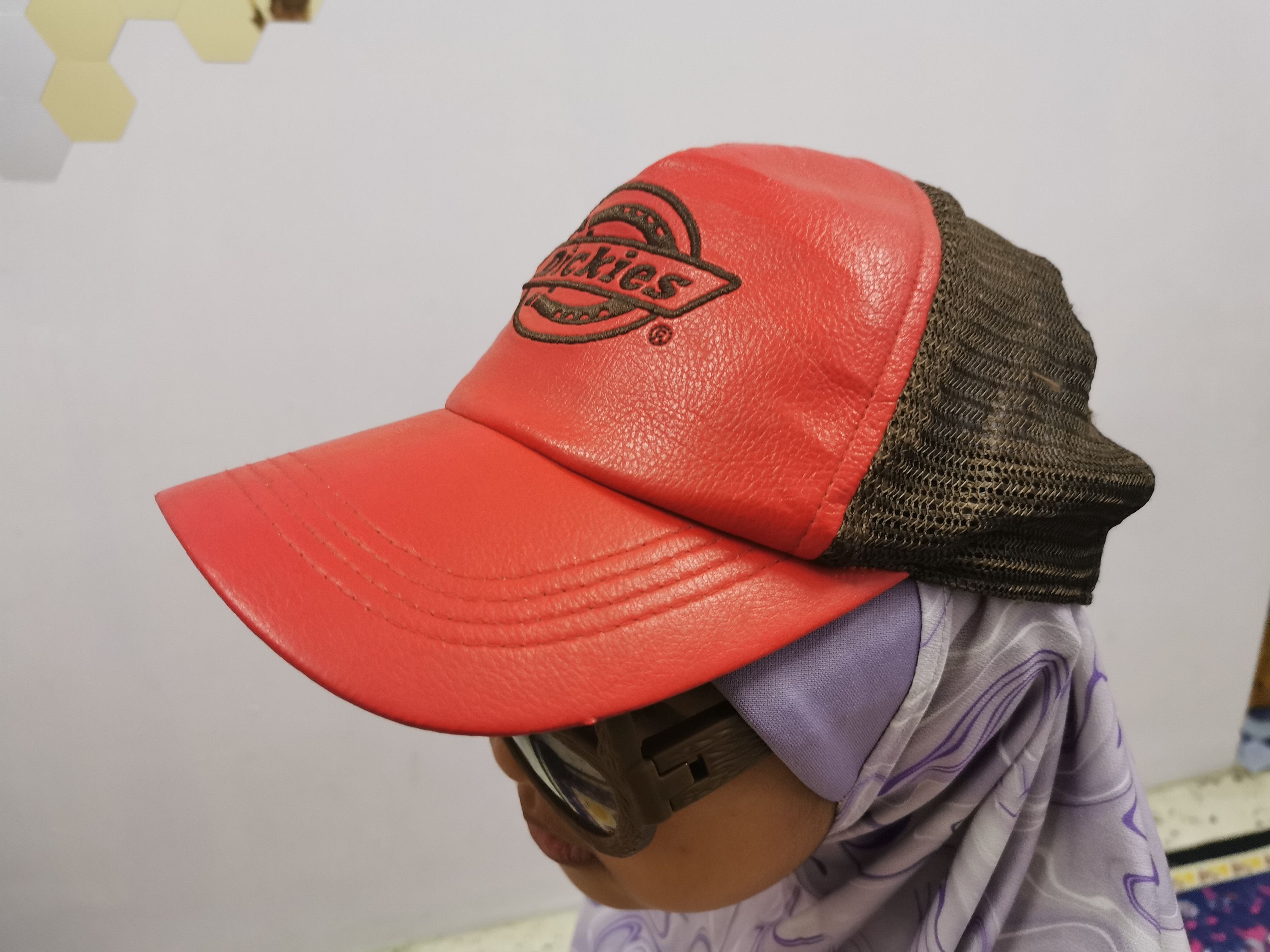 Dickies Vintage 90' Half Leather Dickies Hat Size ONE SIZE - 4 Thumbnail