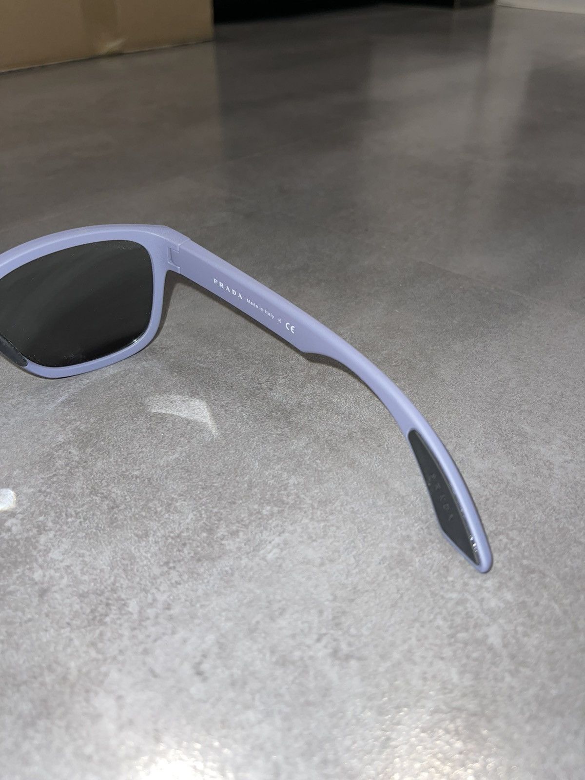 Prada Prada SPS 03Q K3E-2B0 Red Tab Baby Blue Sunglasses Size ONE SIZE - 11 Thumbnail