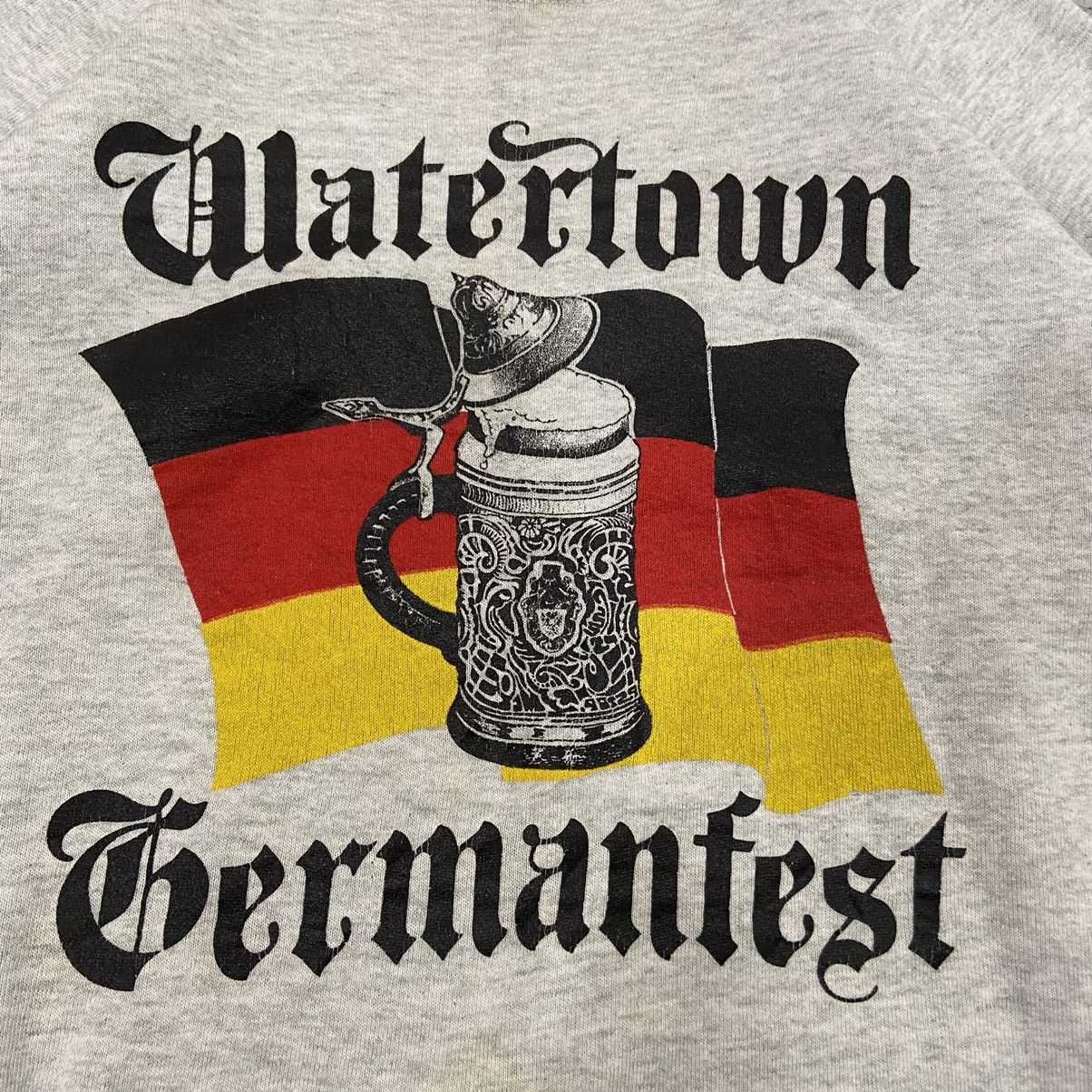 Vintage Vintage 1990s Grey German Beer Sweatshirt Size US L / EU 52-54 / 3 - 5 Thumbnail