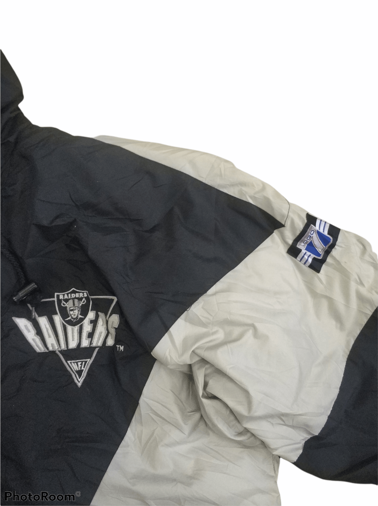 Logo 7 🔥Very Rare Raiders Logo 7 Puffer Hoodies Jacket Size US XL / EU 56 / 4 - 4 Thumbnail
