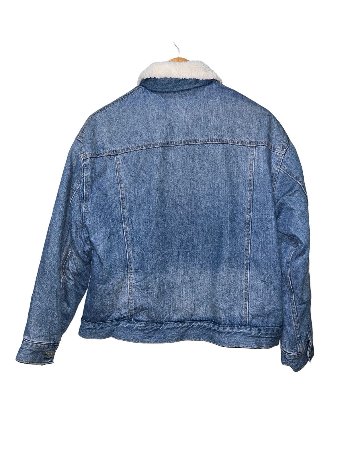 Uniqlo Japanese GU Uniqlo Sherpa Denim Jacket Size US M / EU 48-50 / 2 - 3 Thumbnail