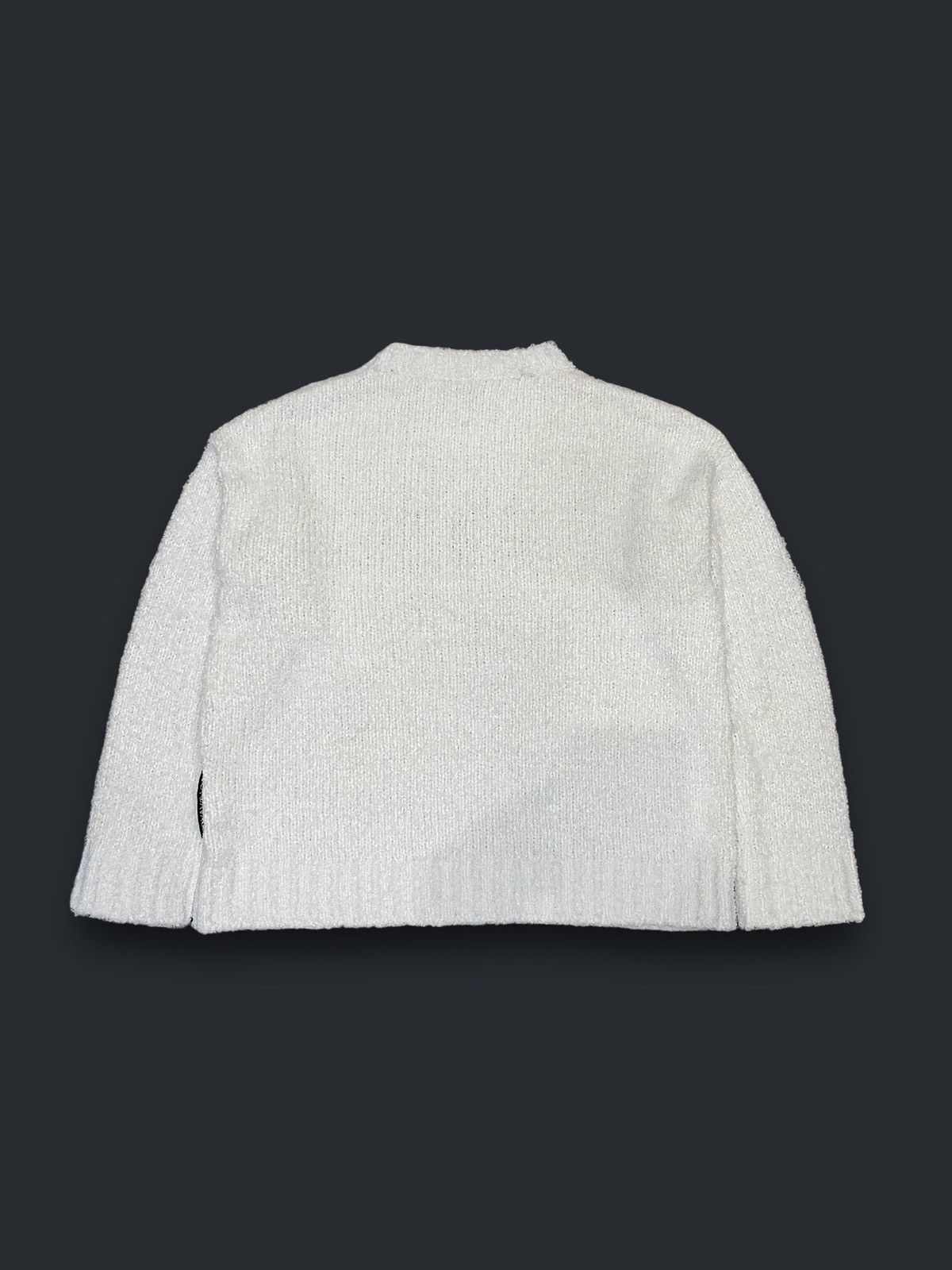 Just Cavalli SS22 Just Cavalli "I AM THE PARTY" White Knitted Sweater Size US M / EU 48-50 / 2 - 6 Thumbnail