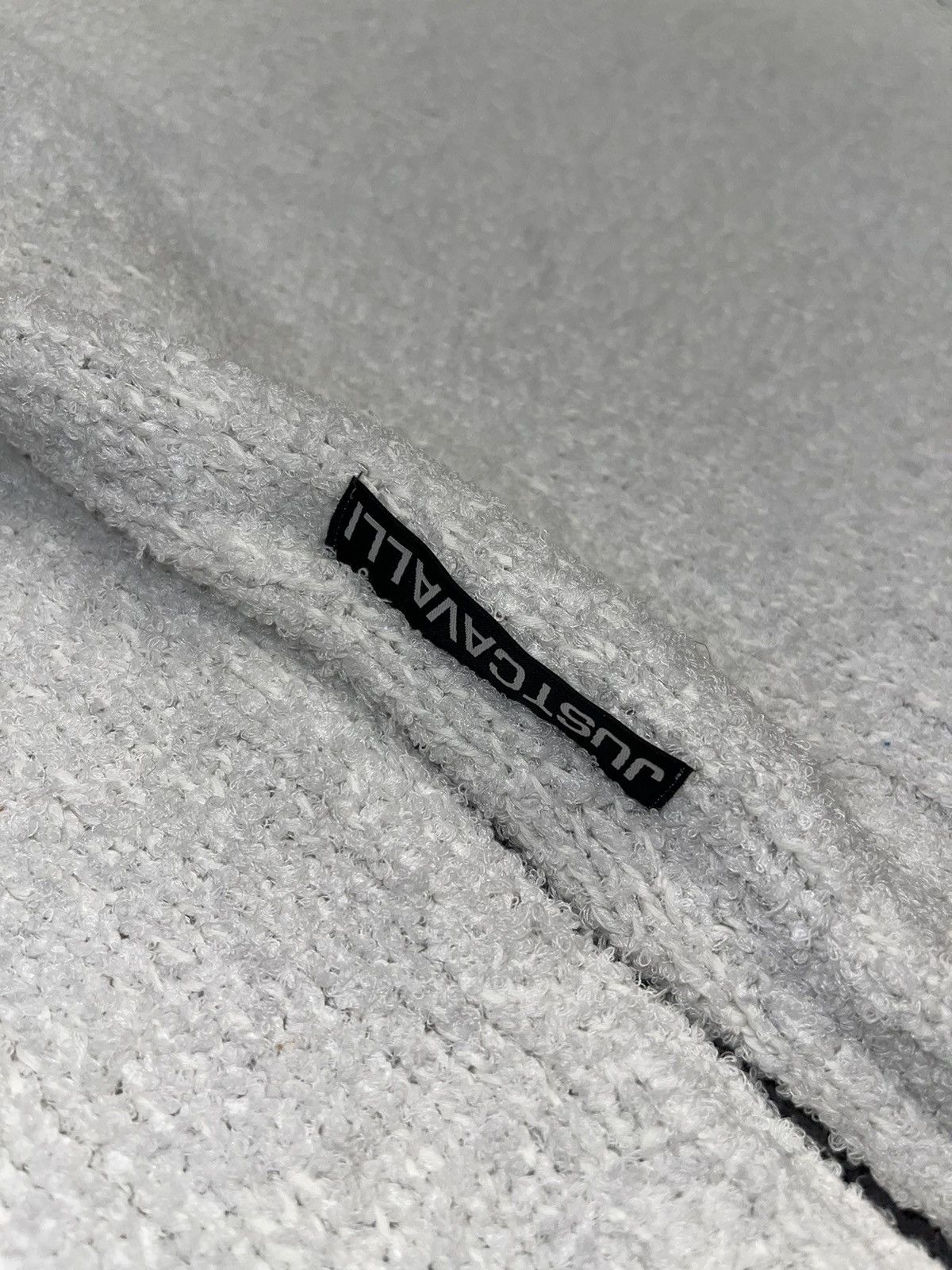 Just Cavalli SS22 Just Cavalli "I AM THE PARTY" White Knitted Sweater Size US M / EU 48-50 / 2 - 17 Thumbnail