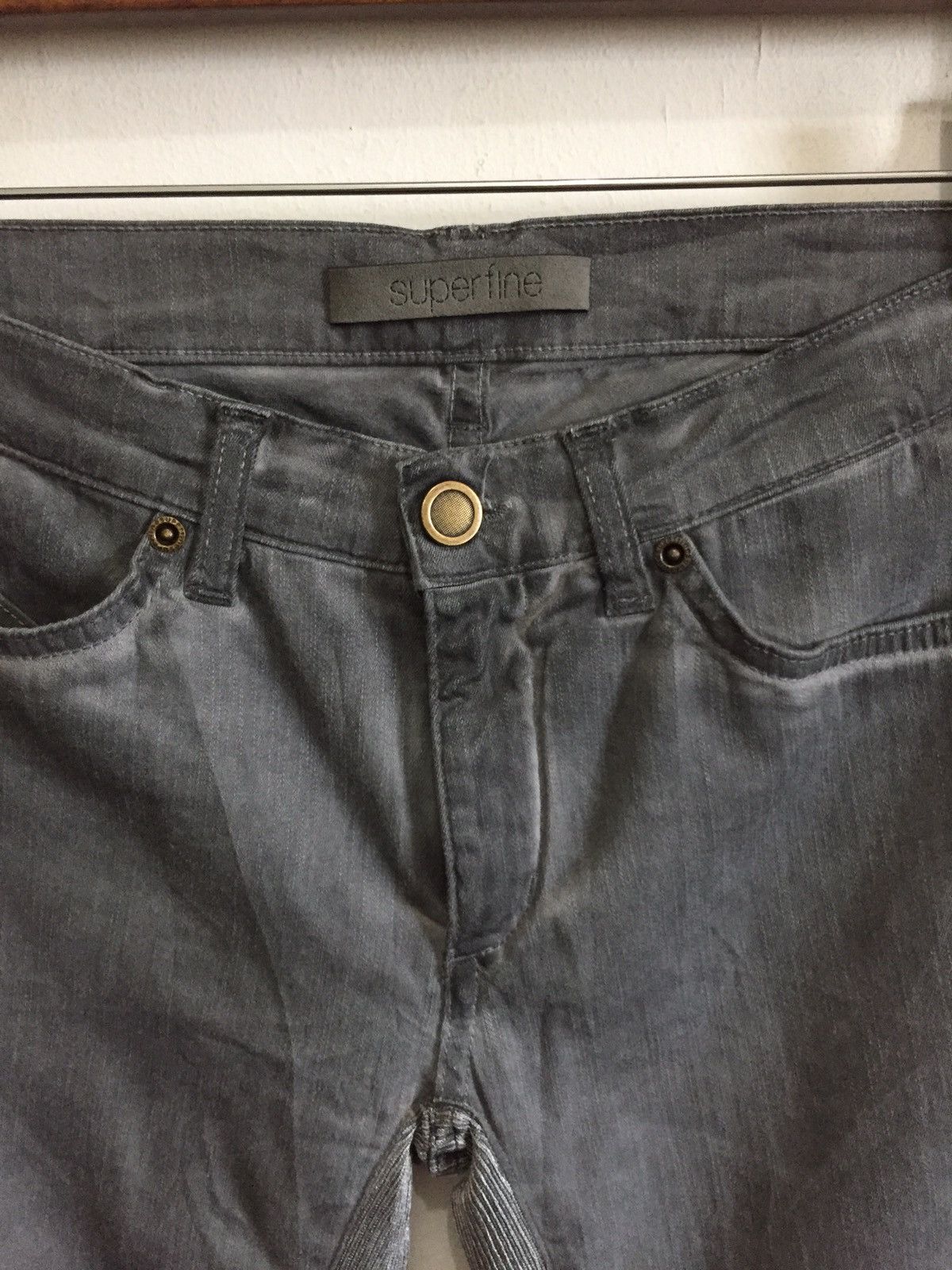 Superfine OG Superfine 🇮🇹 Curve Skinny Distressed Curve Jeans Size US 28 / EU 44 - 3 Thumbnail