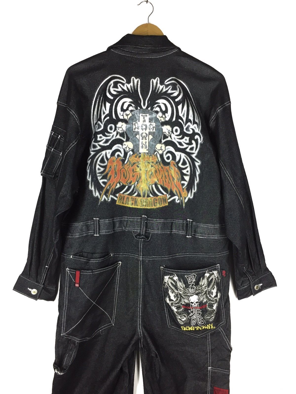 DOGTOWN SKATEBOARD DENIM COVERALL