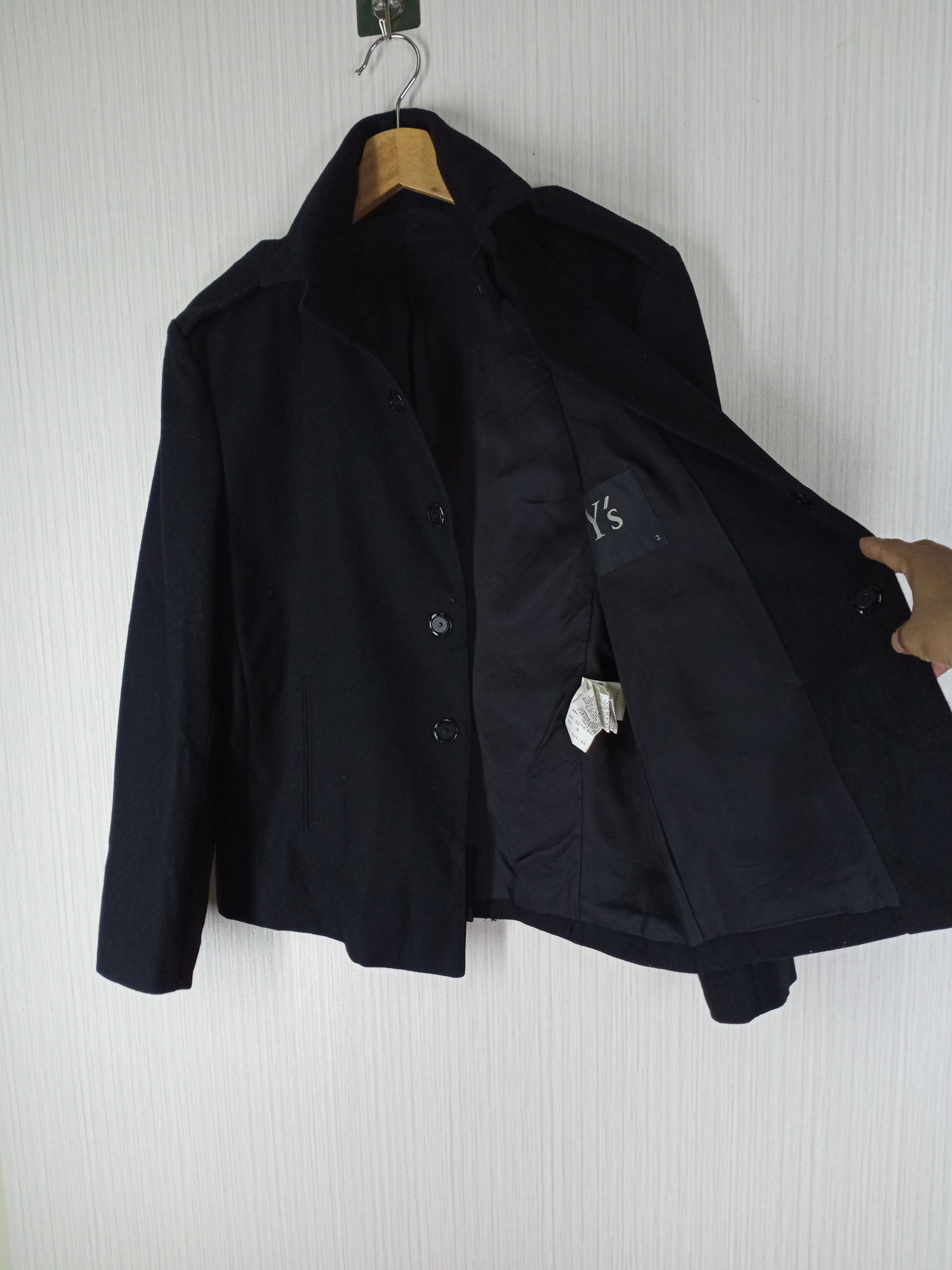 Yohji Yamamoto Y's Yohji Yamamoto Laine Wool Jacket Size US S / EU 44-46 / 1 - 2 Thumbnail