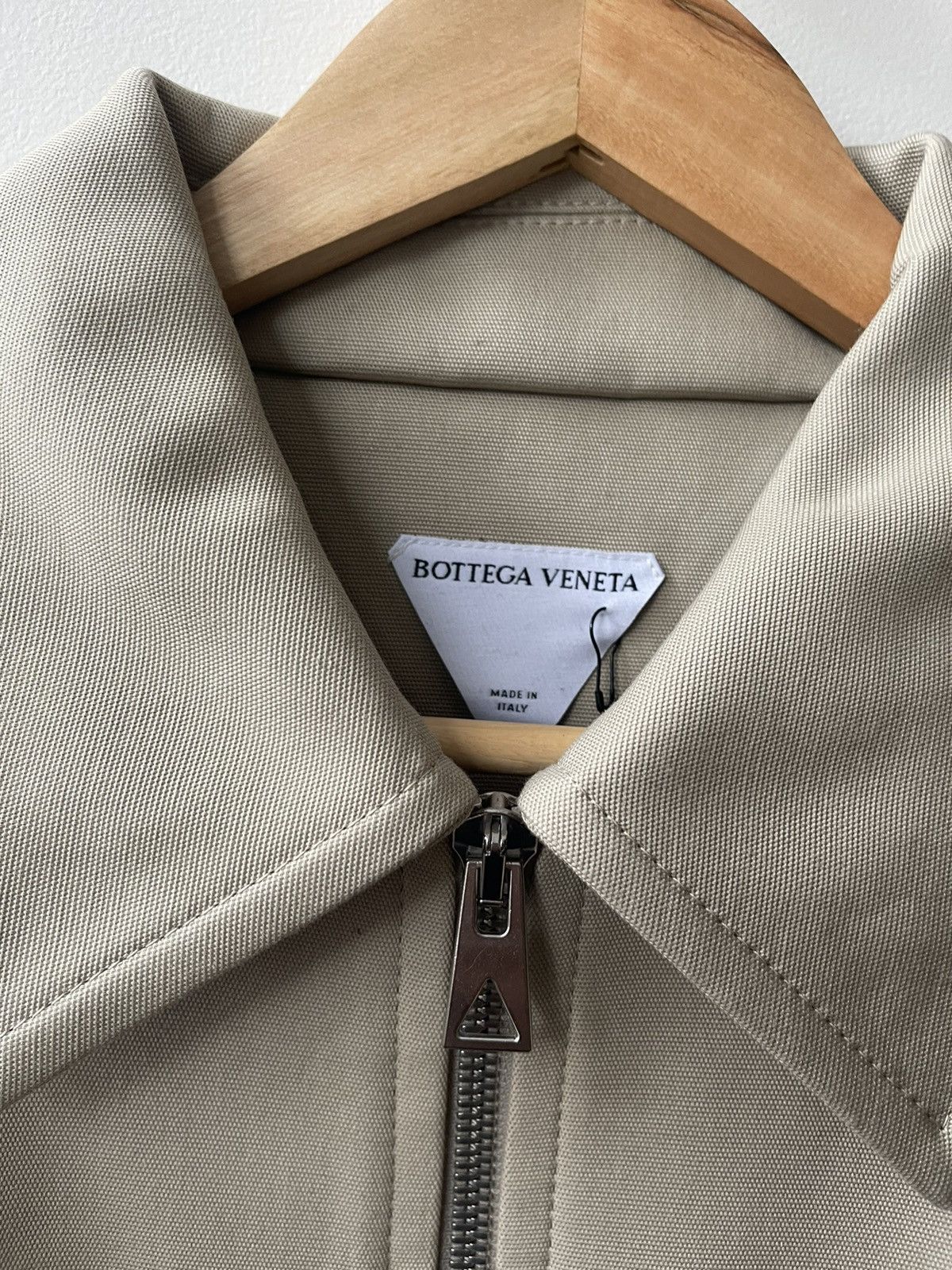 Bottega Veneta $2700 Bottega Veneta Bonded Wool Cotton Jacket Crop Bomber Size US M / EU 48-50 / 2 - 9 Thumbnail