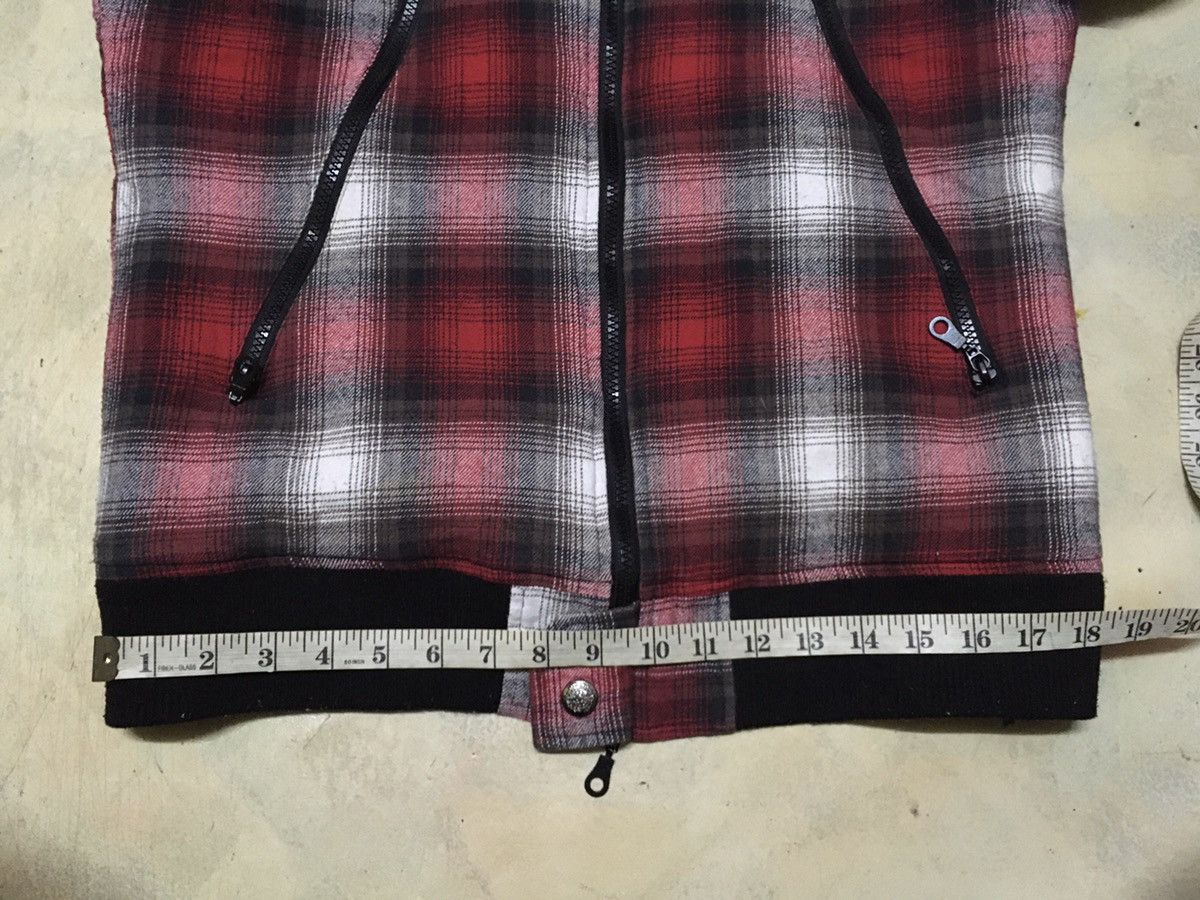 In The Attic In The Attic Red Tartan Zipper Sweater Seditionaries Style Size US M / EU 48-50 / 2 - 12 Thumbnail