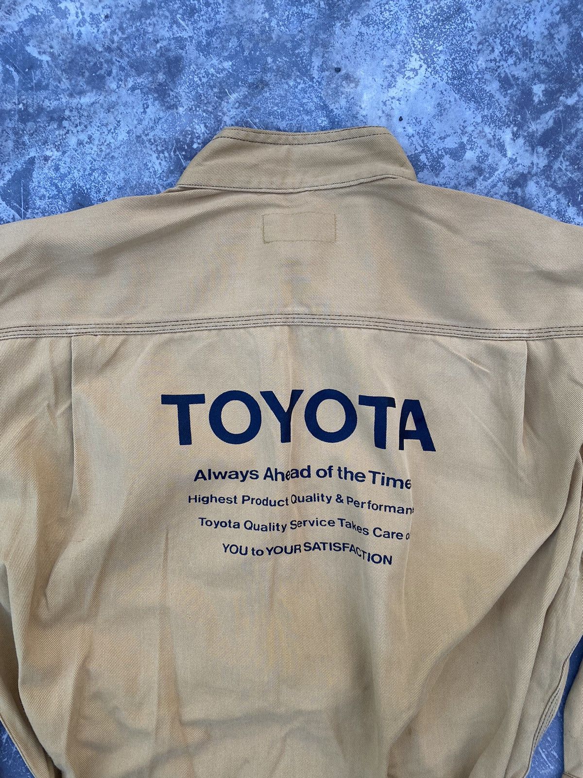 Vintage Vintage Toyota Spellout Worker Overall Size US 29 - 9 Thumbnail