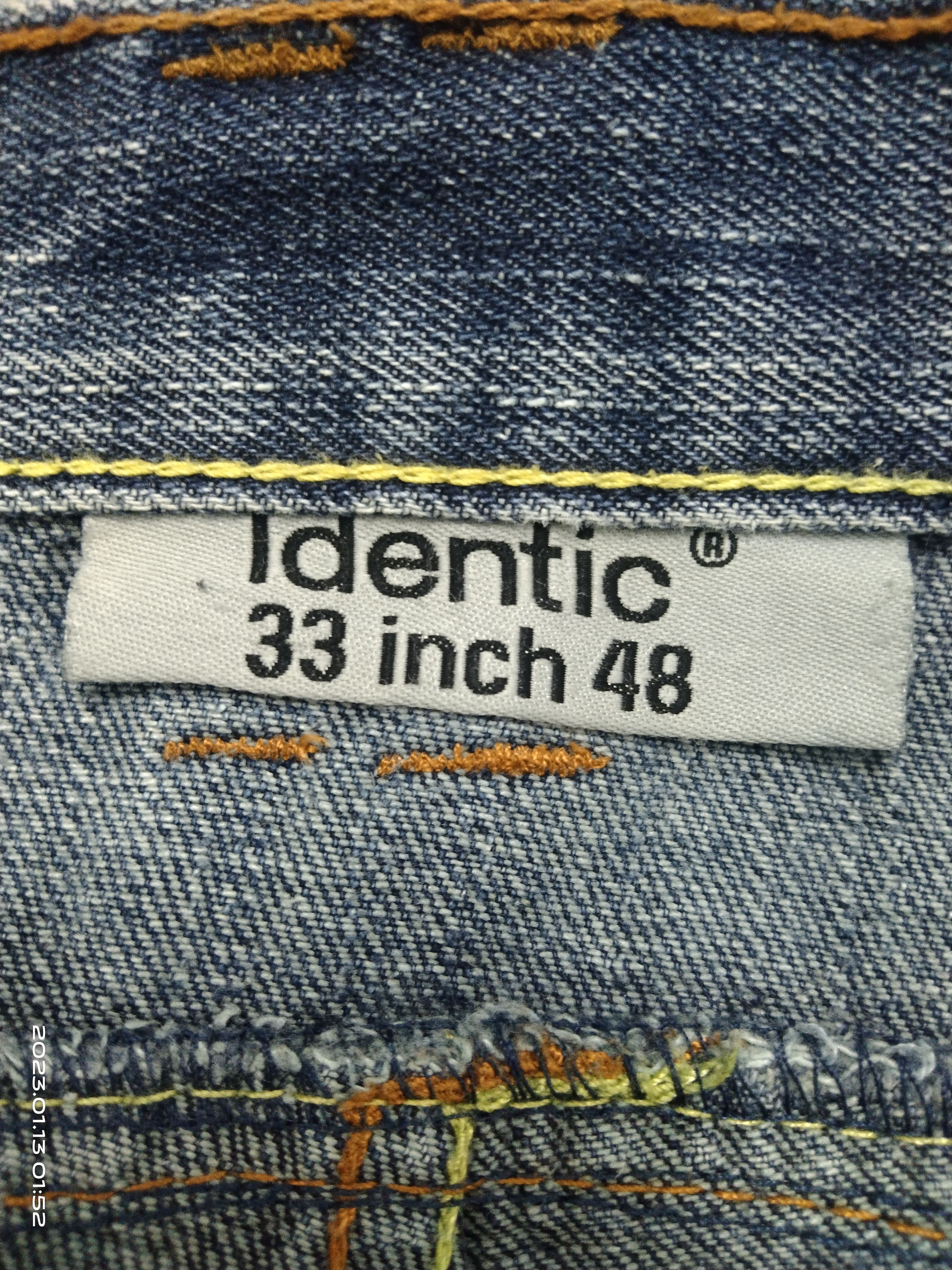 Japanese Brand THRASH RECONSTRUCTED IDENTIC DENIM PANTS Size US 34 / EU 50 - 9 Thumbnail