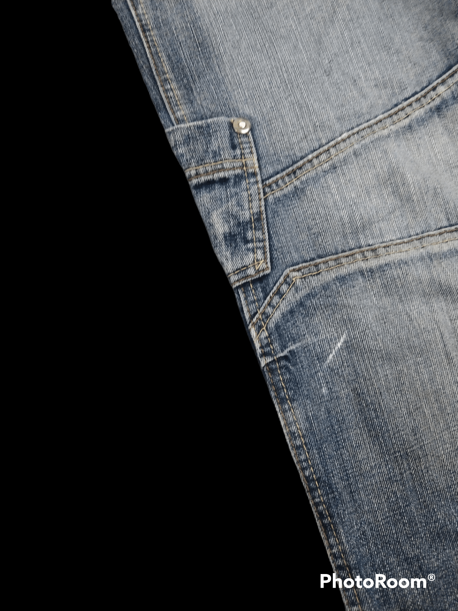 Japanese Brand THRASH RECONSTRUCTED IDENTIC DENIM PANTS Size US 34 / EU 50 - 5 Thumbnail