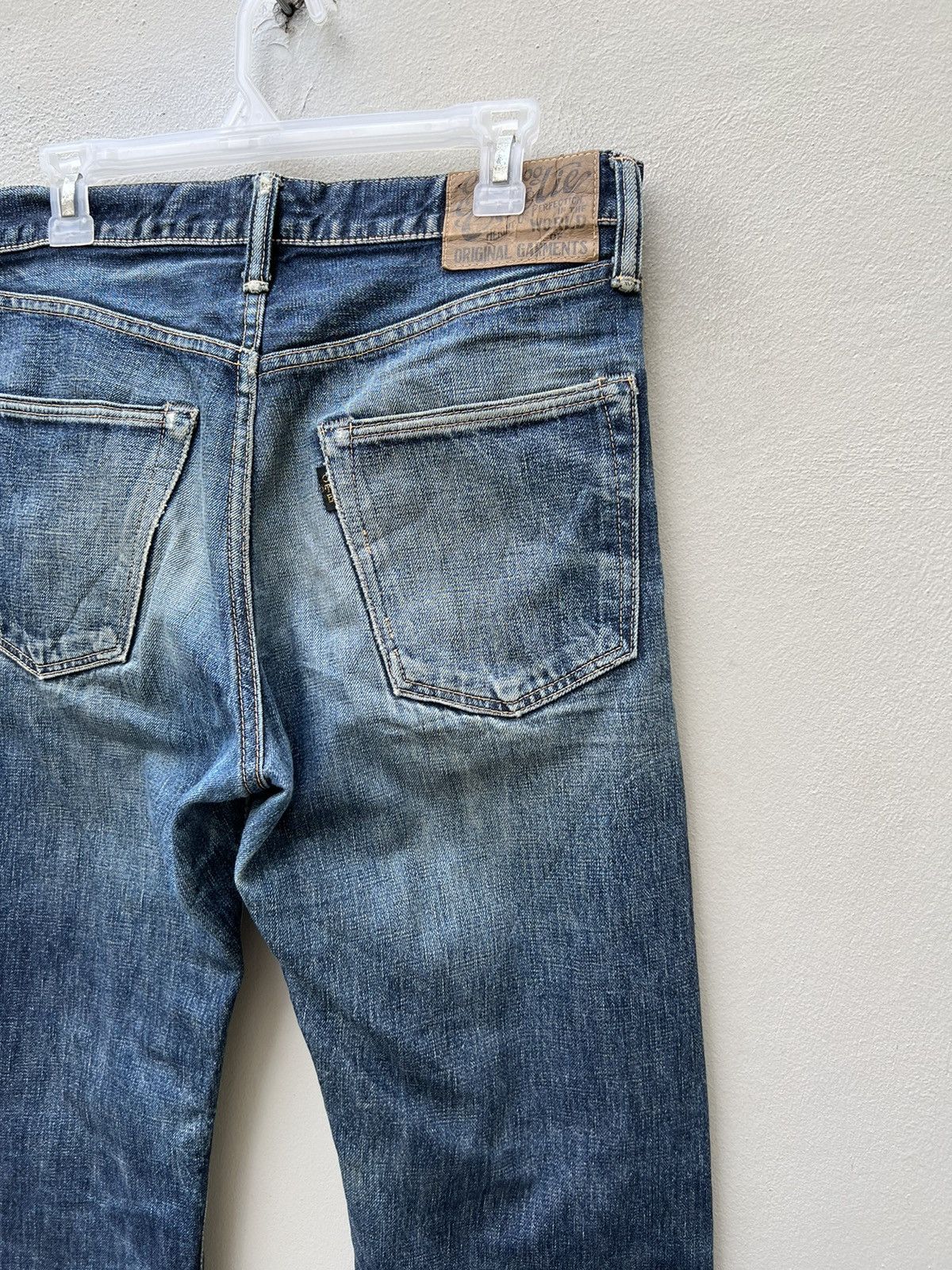 Engineered Garments Vintage Cootie Japan Damaged Ripped Denim Selvedge Jeans Size US 31 - 17 Thumbnail