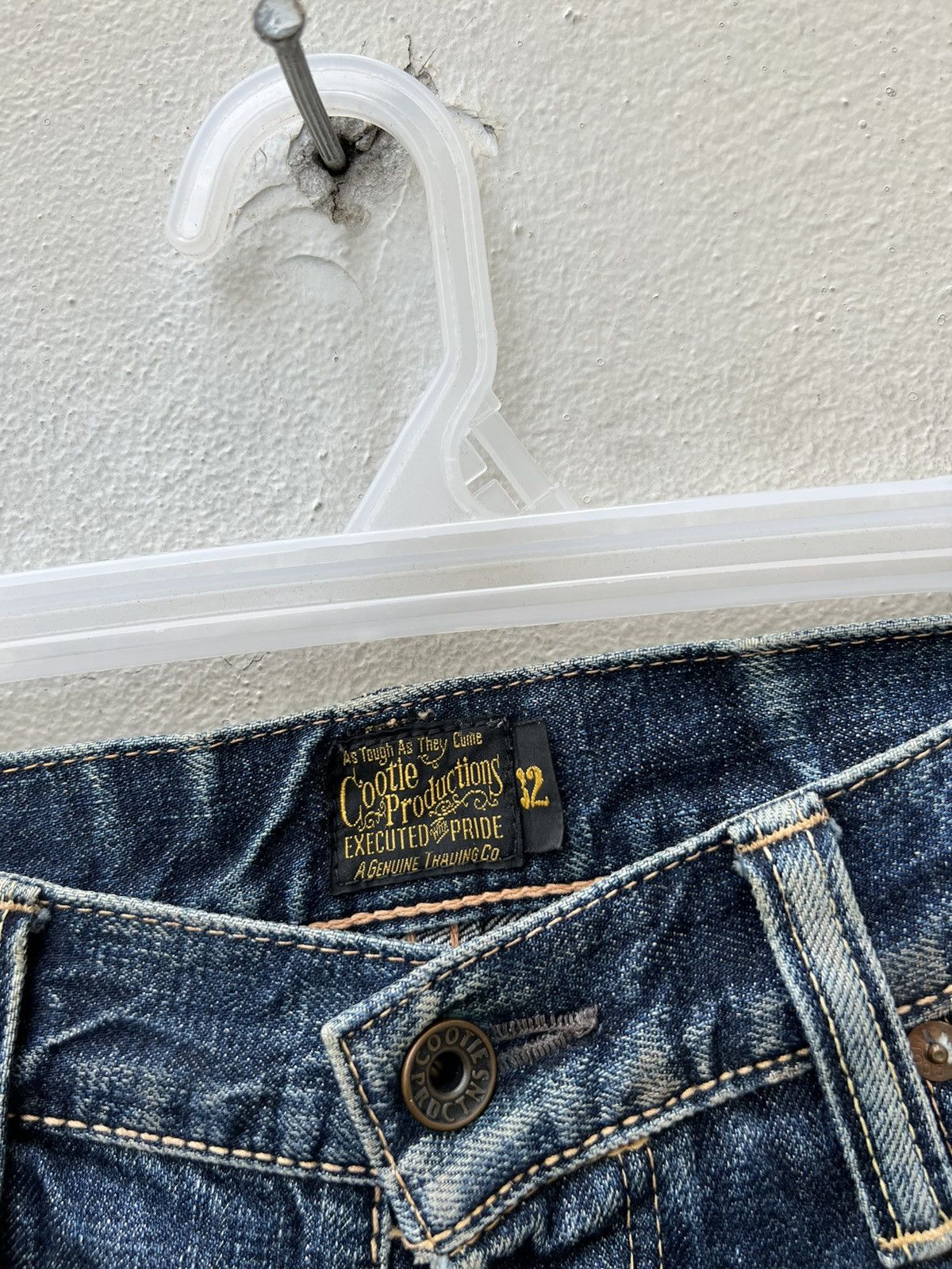 Engineered Garments Vintage Cootie Japan Damaged Ripped Denim Selvedge Jeans Size US 31 - 5 Thumbnail