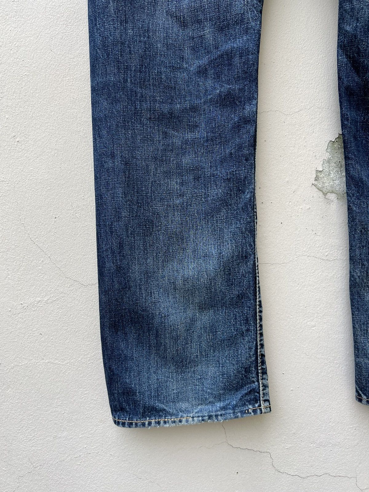 Engineered Garments Vintage Cootie Japan Damaged Ripped Denim Selvedge Jeans Size US 31 - 16 Thumbnail