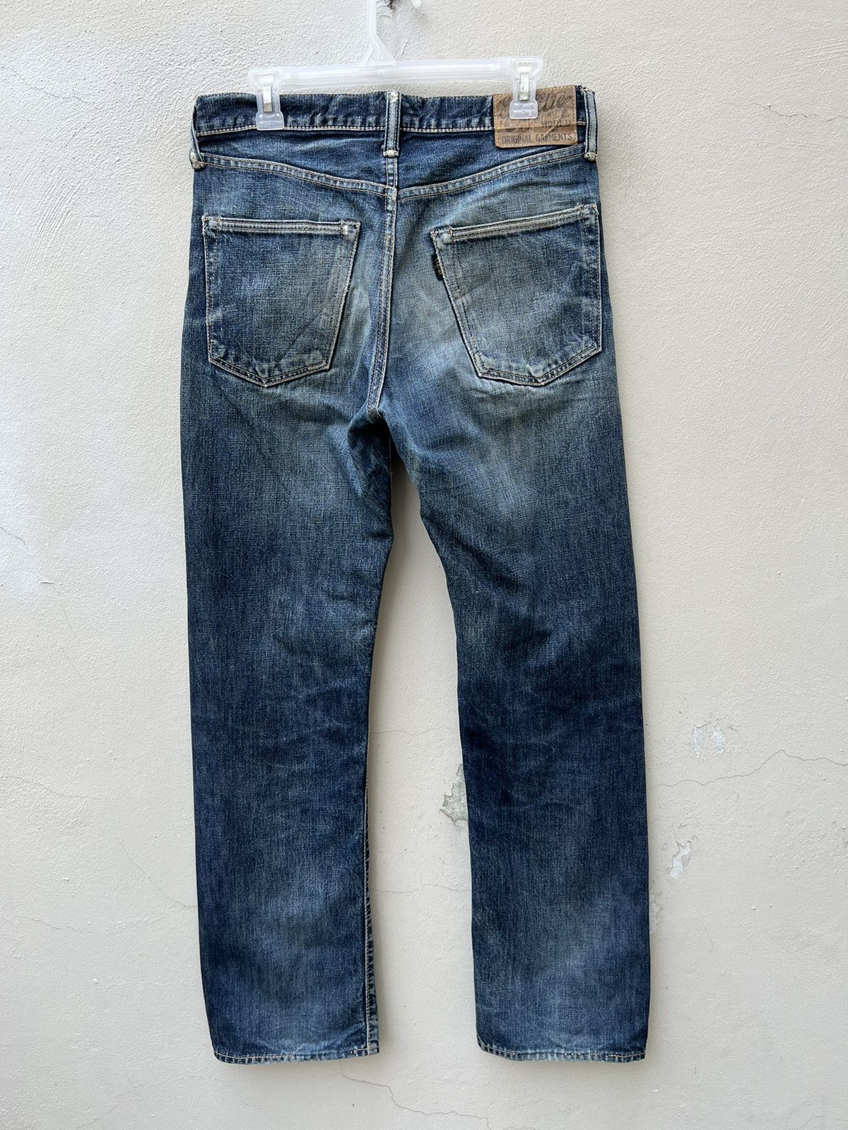 Engineered Garments Vintage Cootie Japan Damaged Ripped Denim Selvedge Jeans Size US 31 - 14 Thumbnail