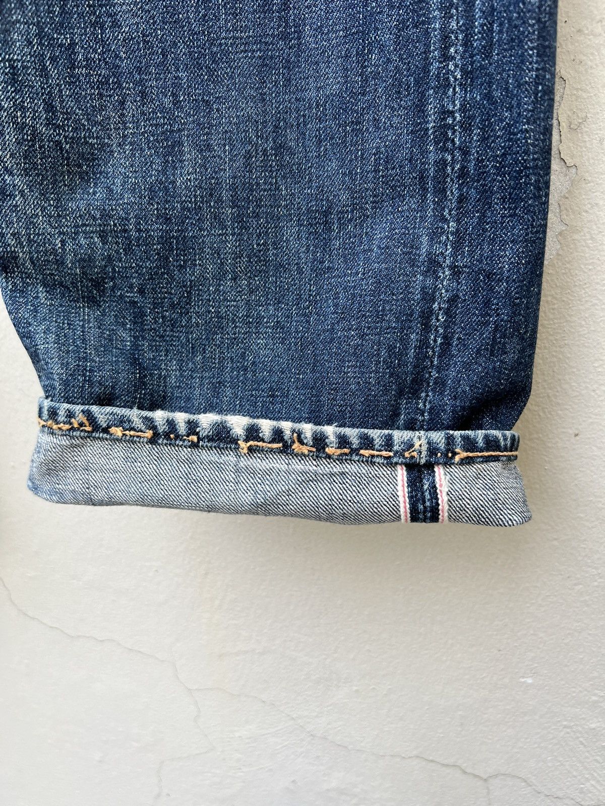 Engineered Garments Vintage Cootie Japan Damaged Ripped Denim Selvedge Jeans Size US 31 - 13 Thumbnail