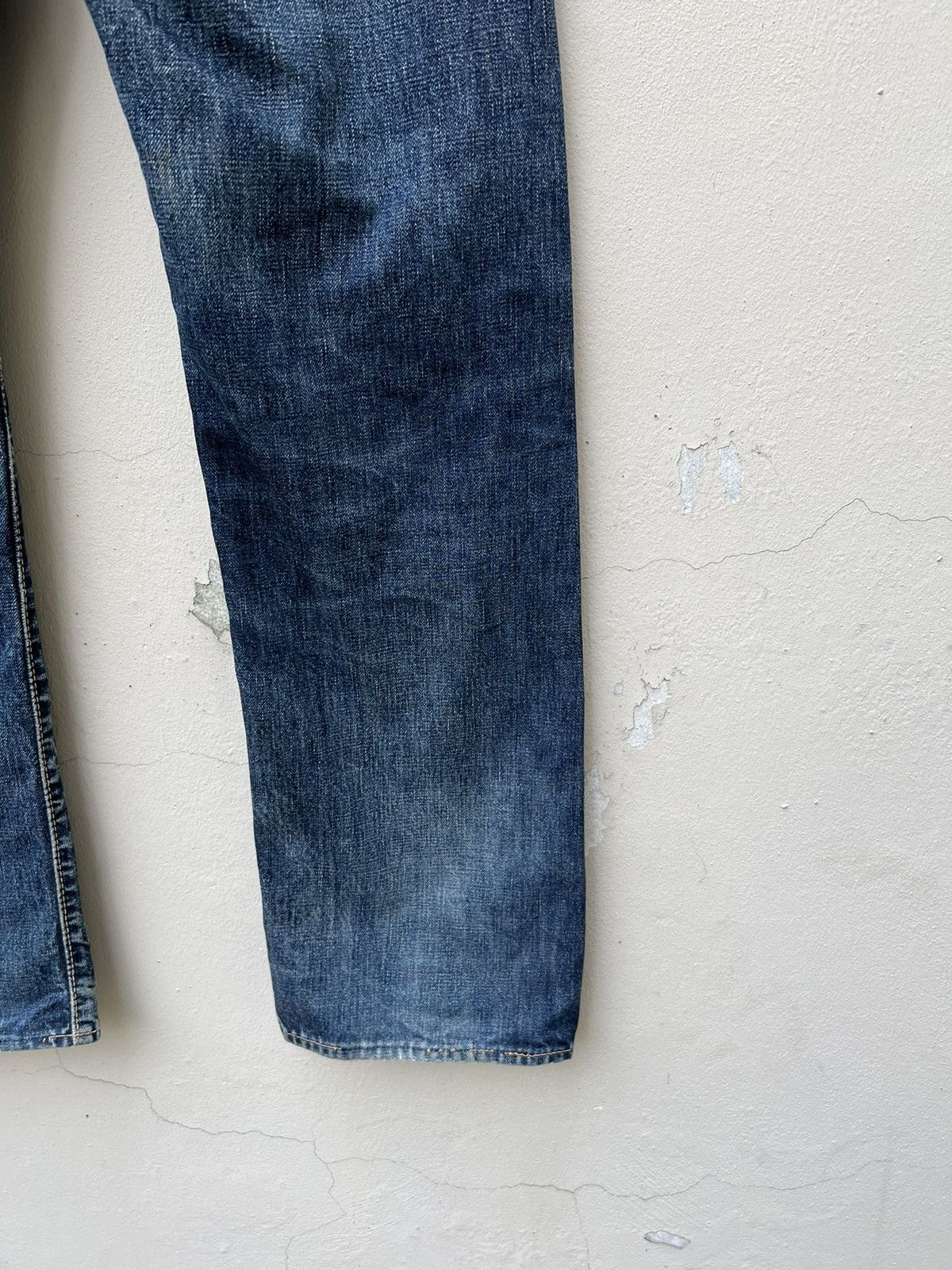 Engineered Garments Vintage Cootie Japan Damaged Ripped Denim Selvedge Jeans Size US 31 - 19 Thumbnail