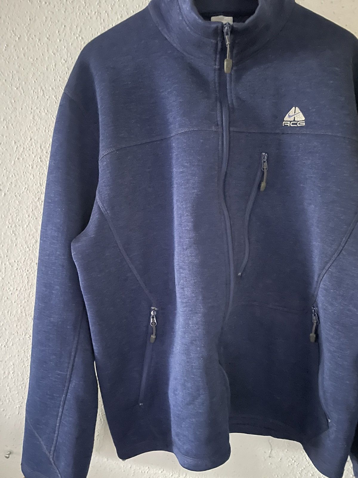 Nike ACG Vintage Blue Nike ACG Tech Jacket Size US XL / EU 56 / 4 - 4 Thumbnail