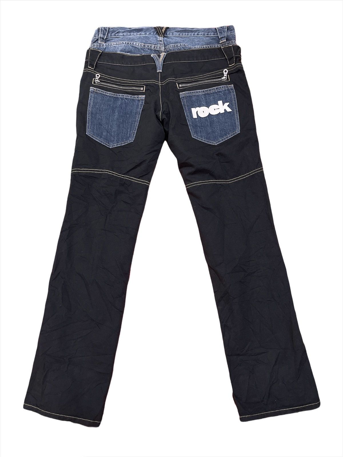 Hysteric Glamour × PPFM × Seditionaries PPFM Double Waist Denim Jeans Size US 32 / EU 48 - 4 Thumbnail
